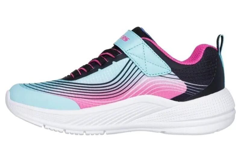 Baskets Skechers Microspec Advance fille multicolore Aqua/Pink 2/6