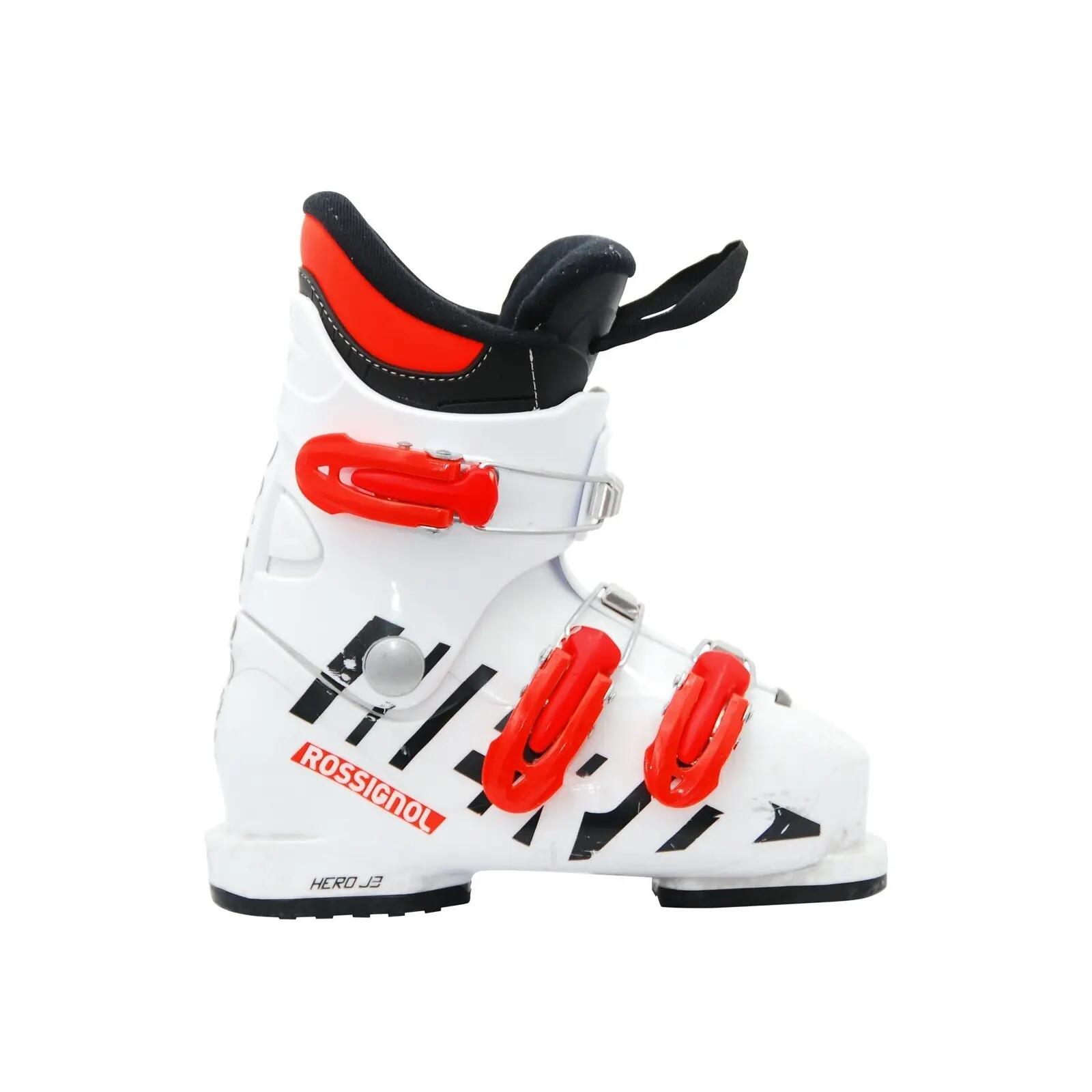 RECONDITIONNE - Chaussure De Ski Junior Rossignol Hero J3_3 Crochets 2/4