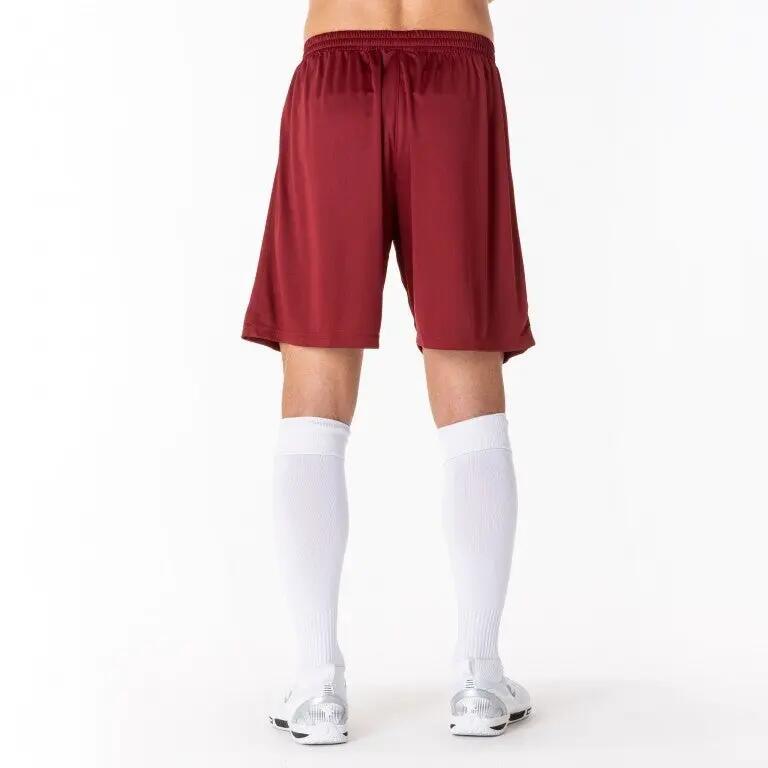Short de football Joma Nobel polyester bordeaux 3/5