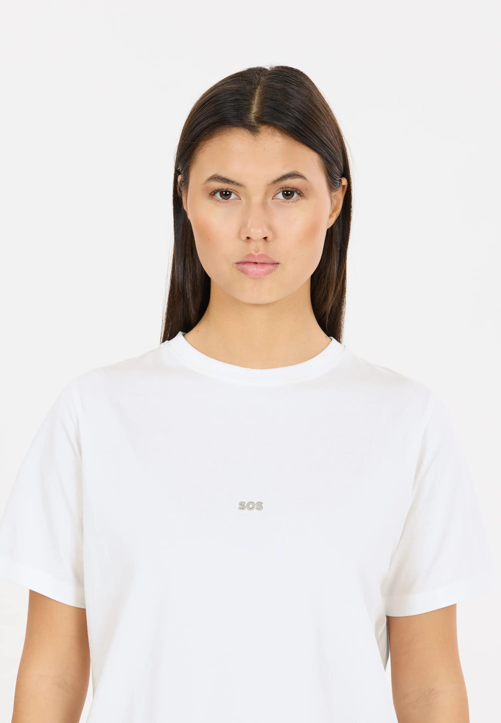 sos Camiseta Mera W SS en algodón orgánico y elastano – 1002 White 8/9