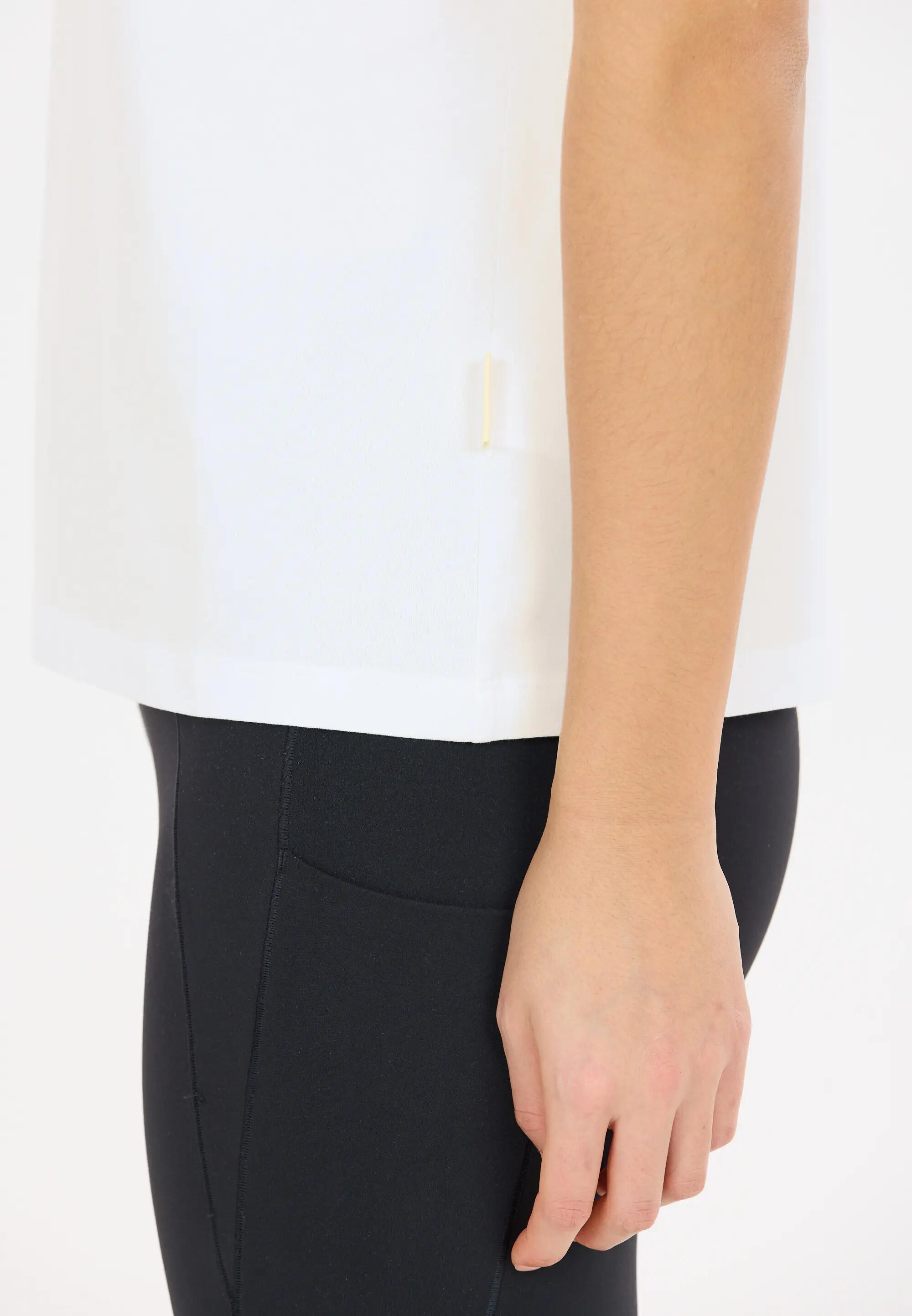 sos Camiseta Mera W SS en algodón orgánico y elastano – 1002 White 7/9