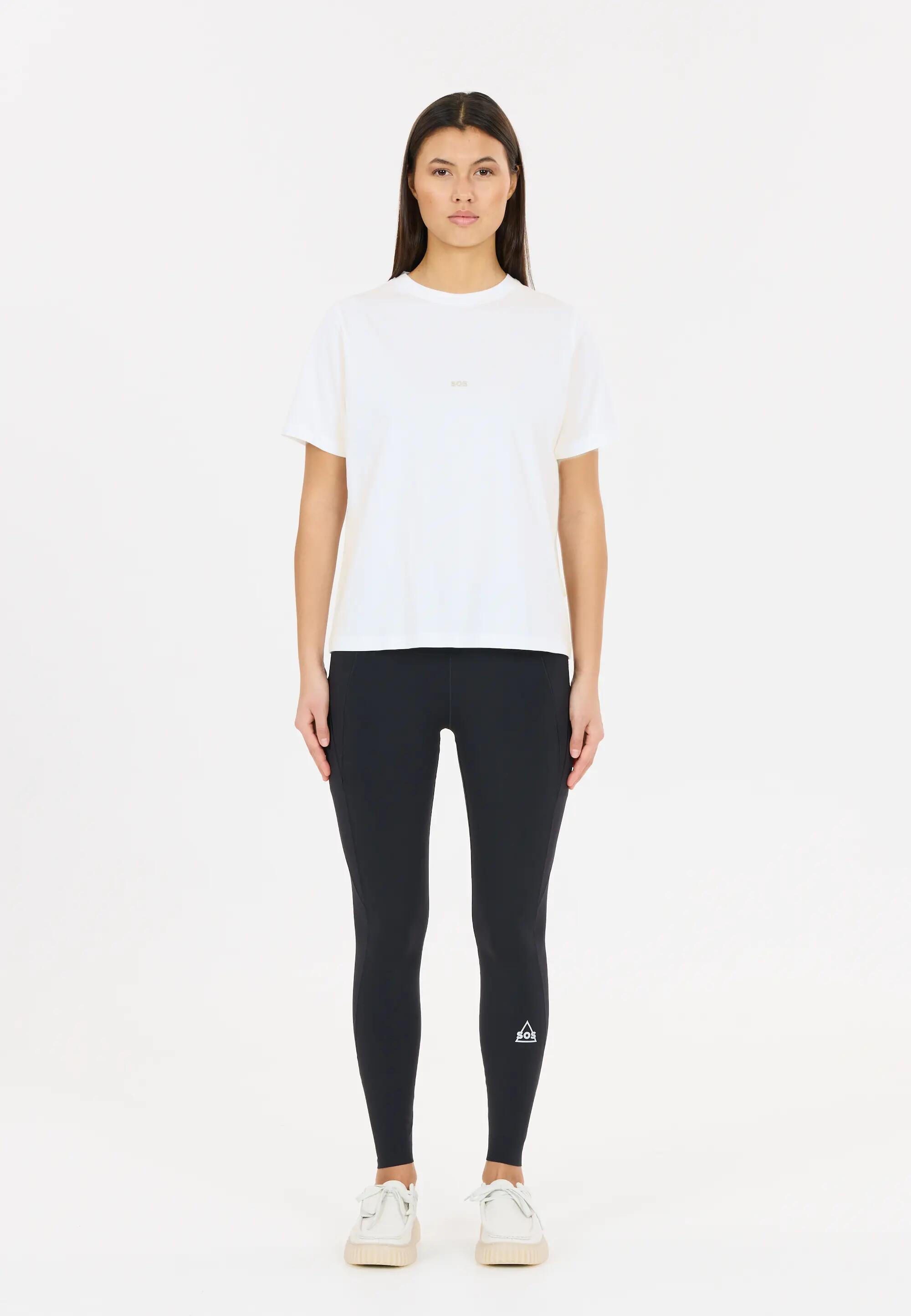 sos Camiseta Mera W SS en algodón orgánico y elastano – 1002 White 3/9