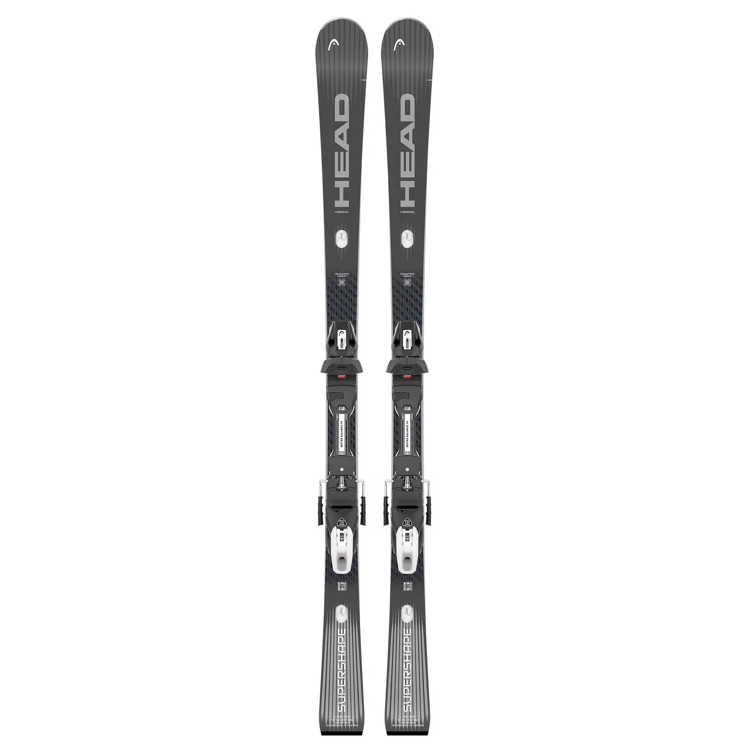 Head Supershape E-Original Skis — Black 1/4