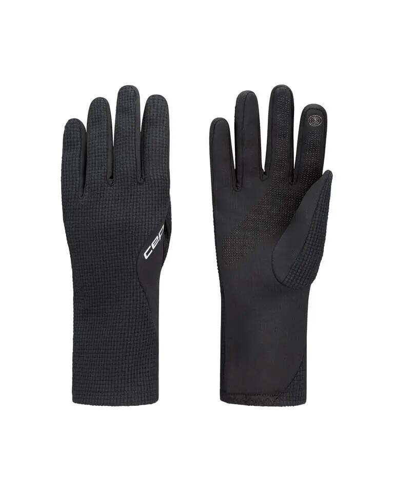 Mănuși alergare termice CEP Core Run Thermal Gloves 2.0 - negru | touchscreen
