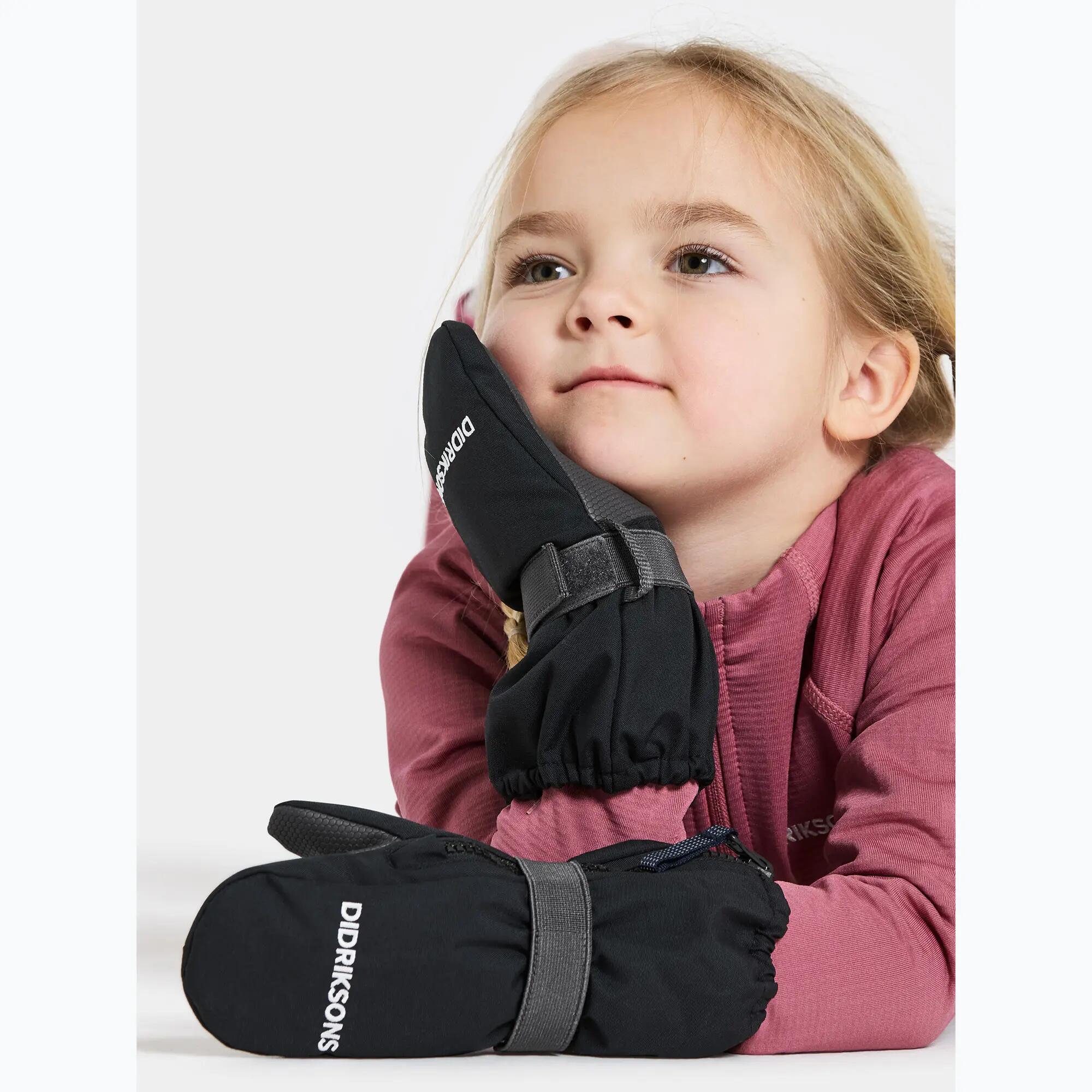 Mănuși de schi pentru copii Didriksons Biggles Zip Mitten 9 2/3