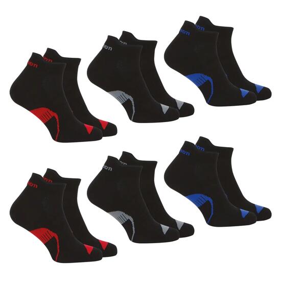 Lot de 6 paires de chaussettes basses homme Wilson
