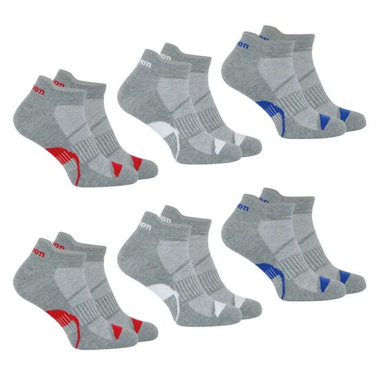 Lot de 6 paires de chaussettes basses homme Wilson