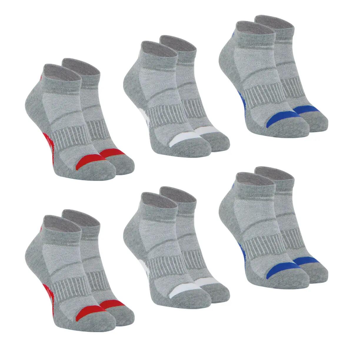 Lot de 6 paires de chaussettes basses homme Wilson 2/4