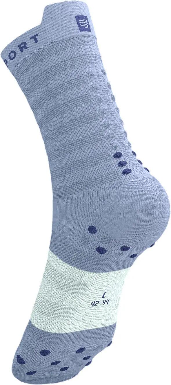 Calcetines Compressport Pro Racing V4.0 Ultralight Run High Malva 3/4