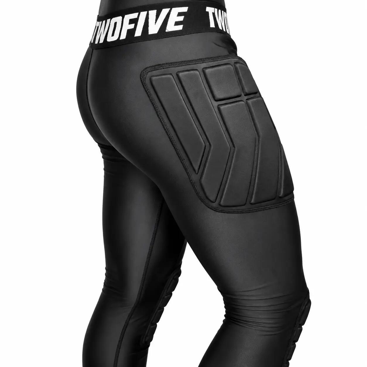 Malla Larga Interior Acolchado Fútbol Niño/Adulto Unisex Negro 4/5