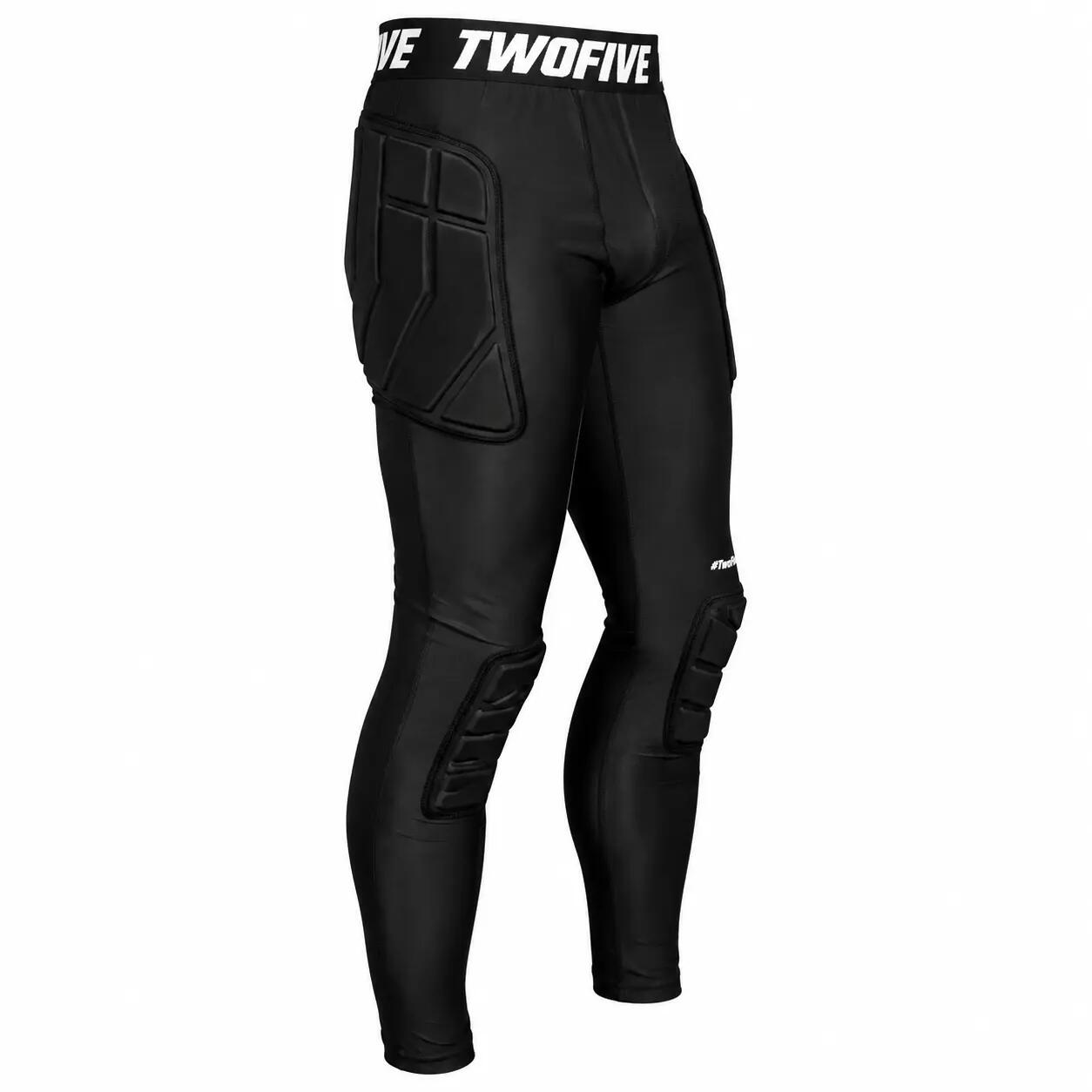 Malla Larga Interior Acolchado Fútbol Niño/Adulto Unisex Negro 2/5
