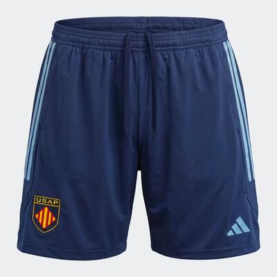 Adidas usa perpignan trainingsshort 2026/2027 marineblauw