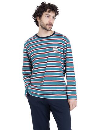 Pyjama long homme Rayures Aventure