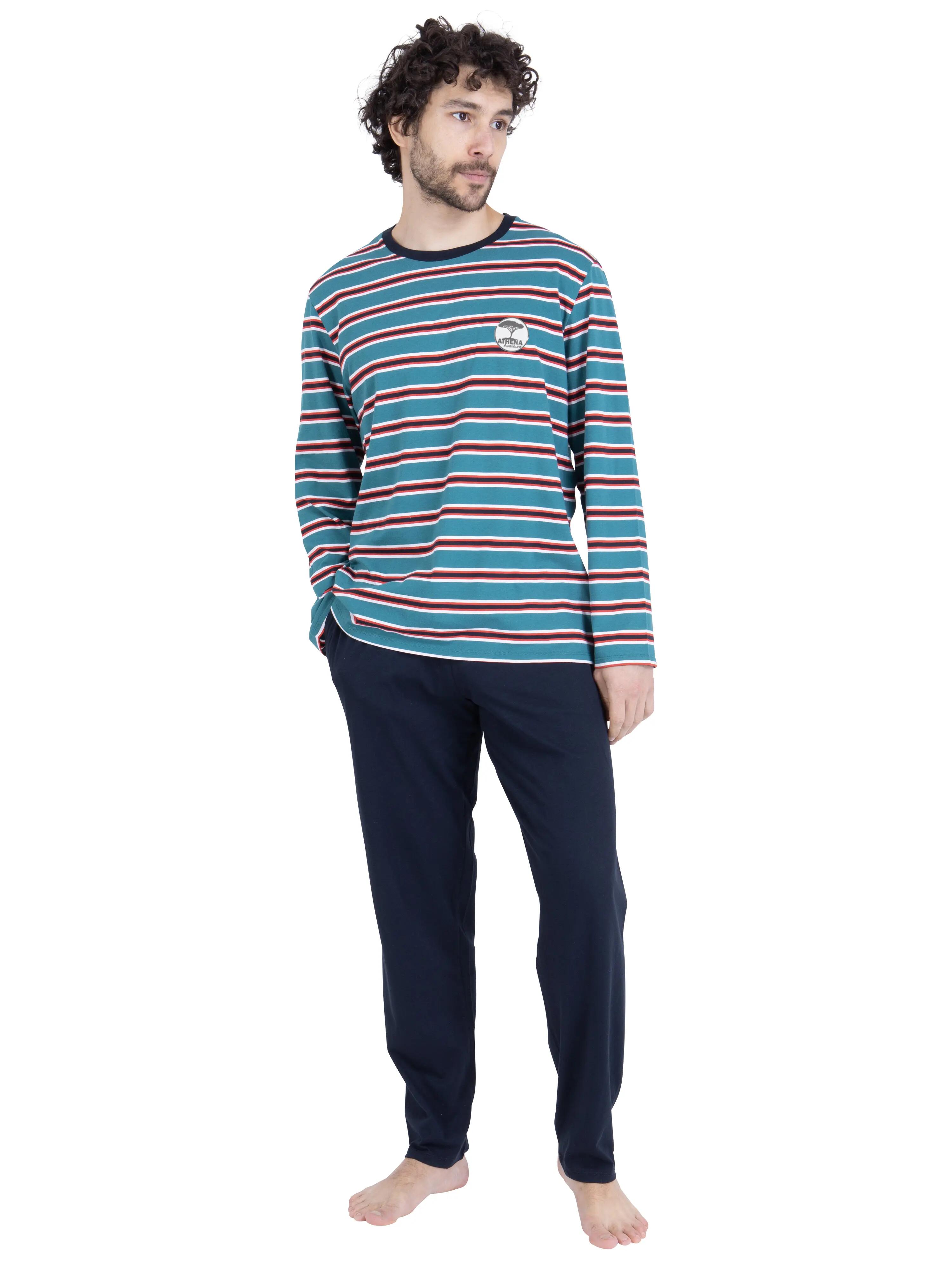 Pyjama long homme Rayures Aventure 5/6