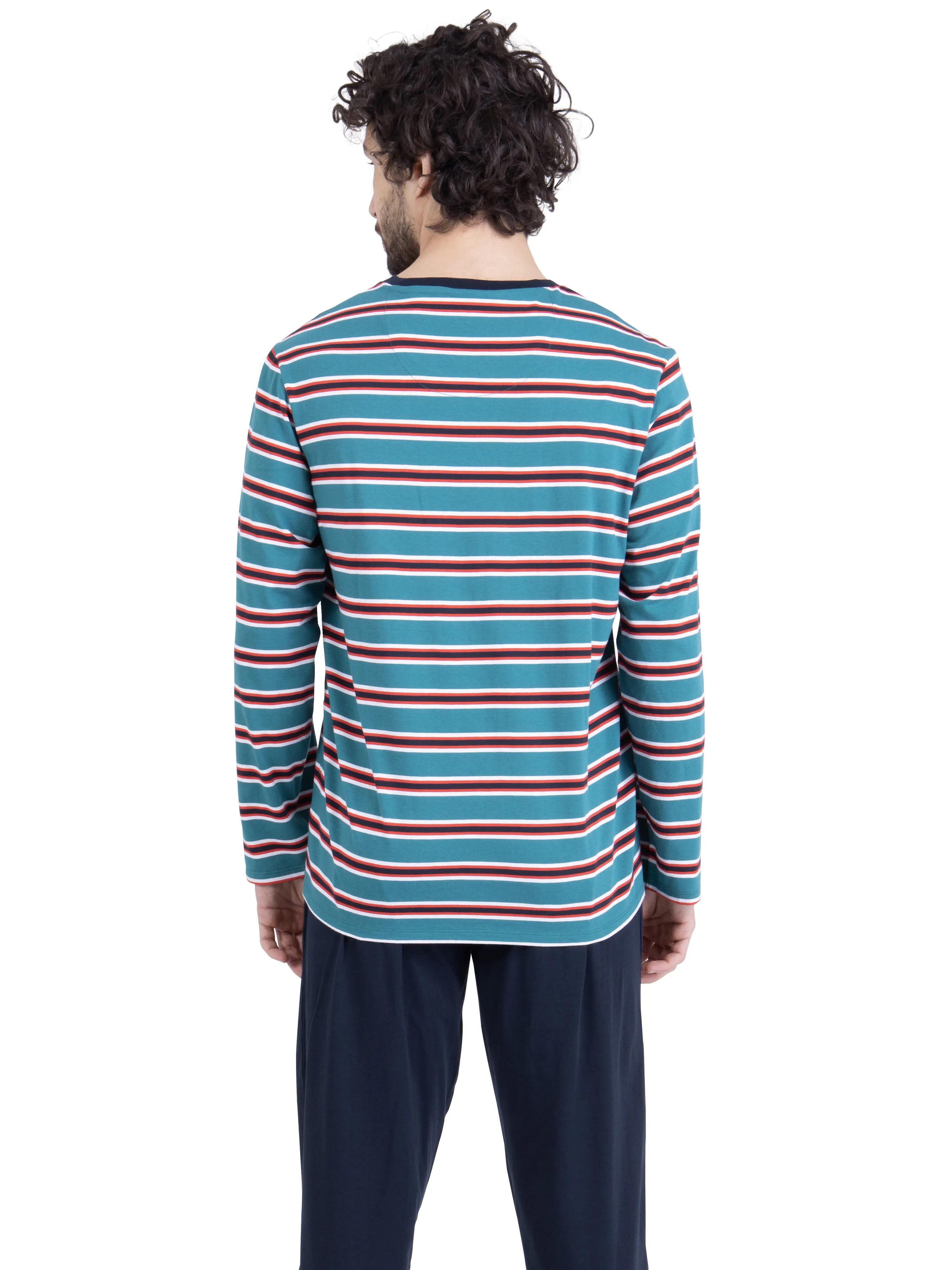 Pyjama long homme Rayures Aventure 2/6