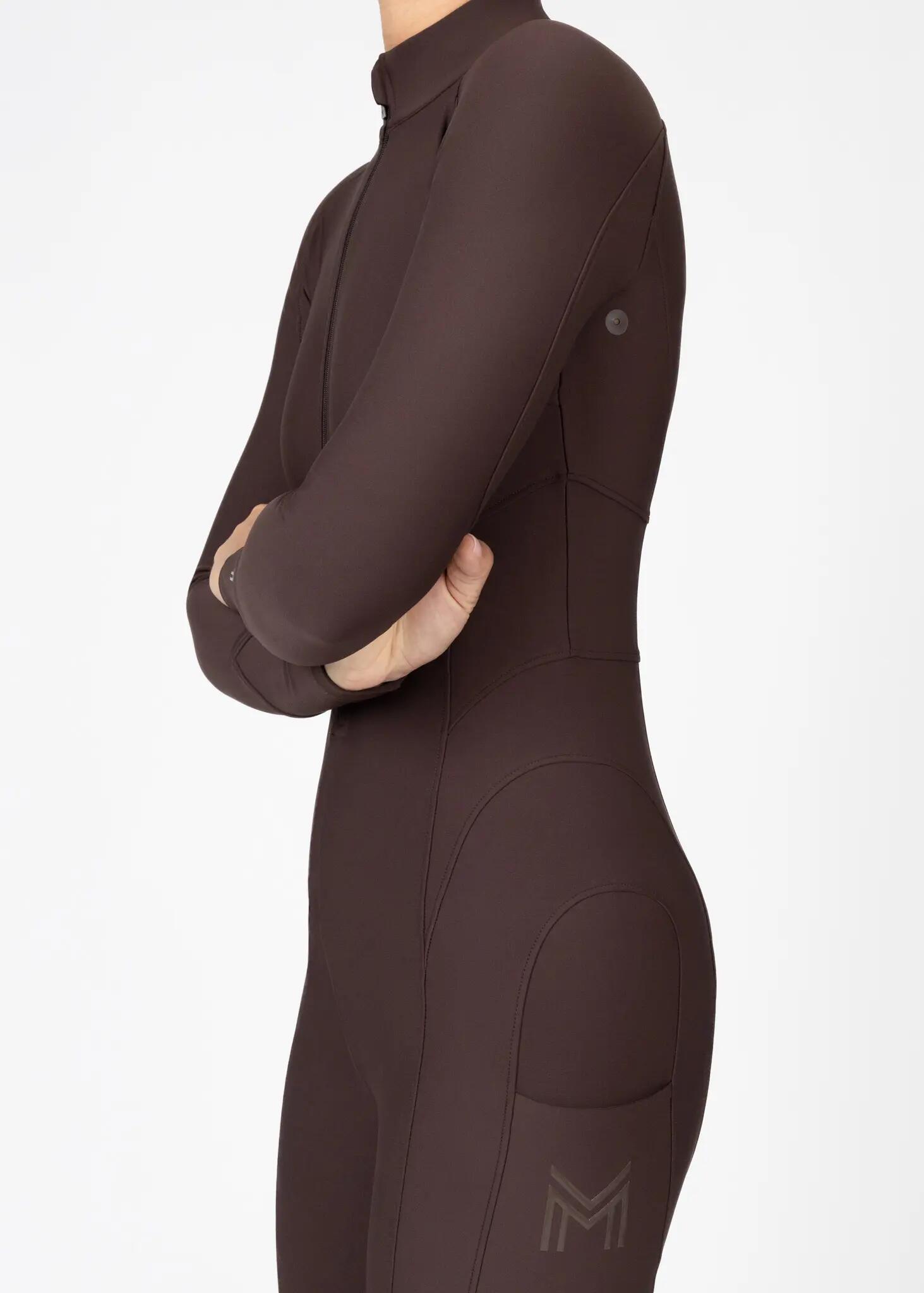 Mono Mujer Equitación Maximilian Femme Full Grip Chocolate 5/9