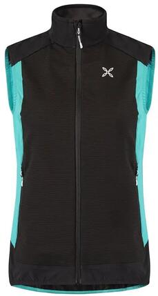Damen - Outdoor - Weste - windabweisend - montura - schwarz