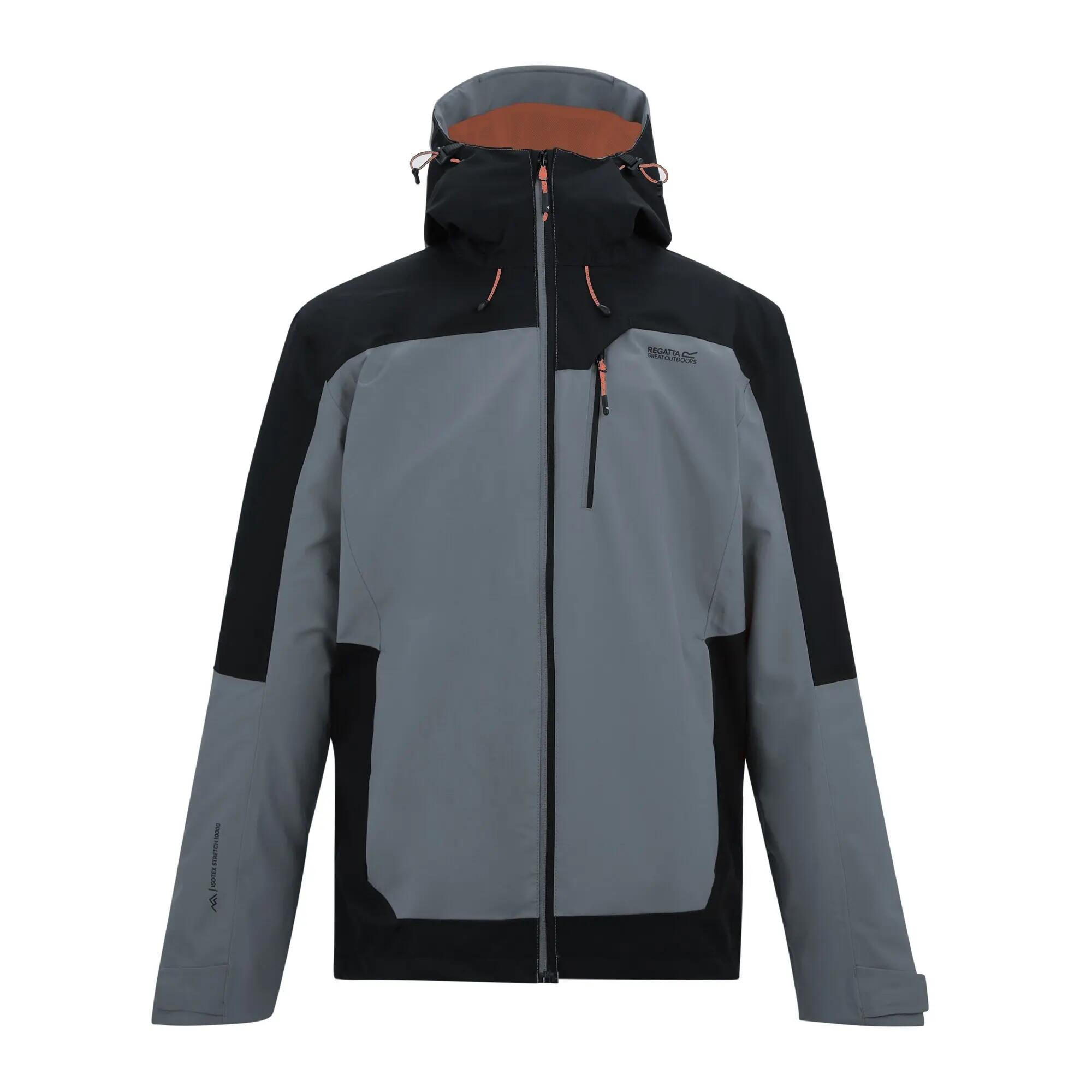 Casaco impermeável Highton IV Stretch para homem (Tempestade escura/Preto) 2/7