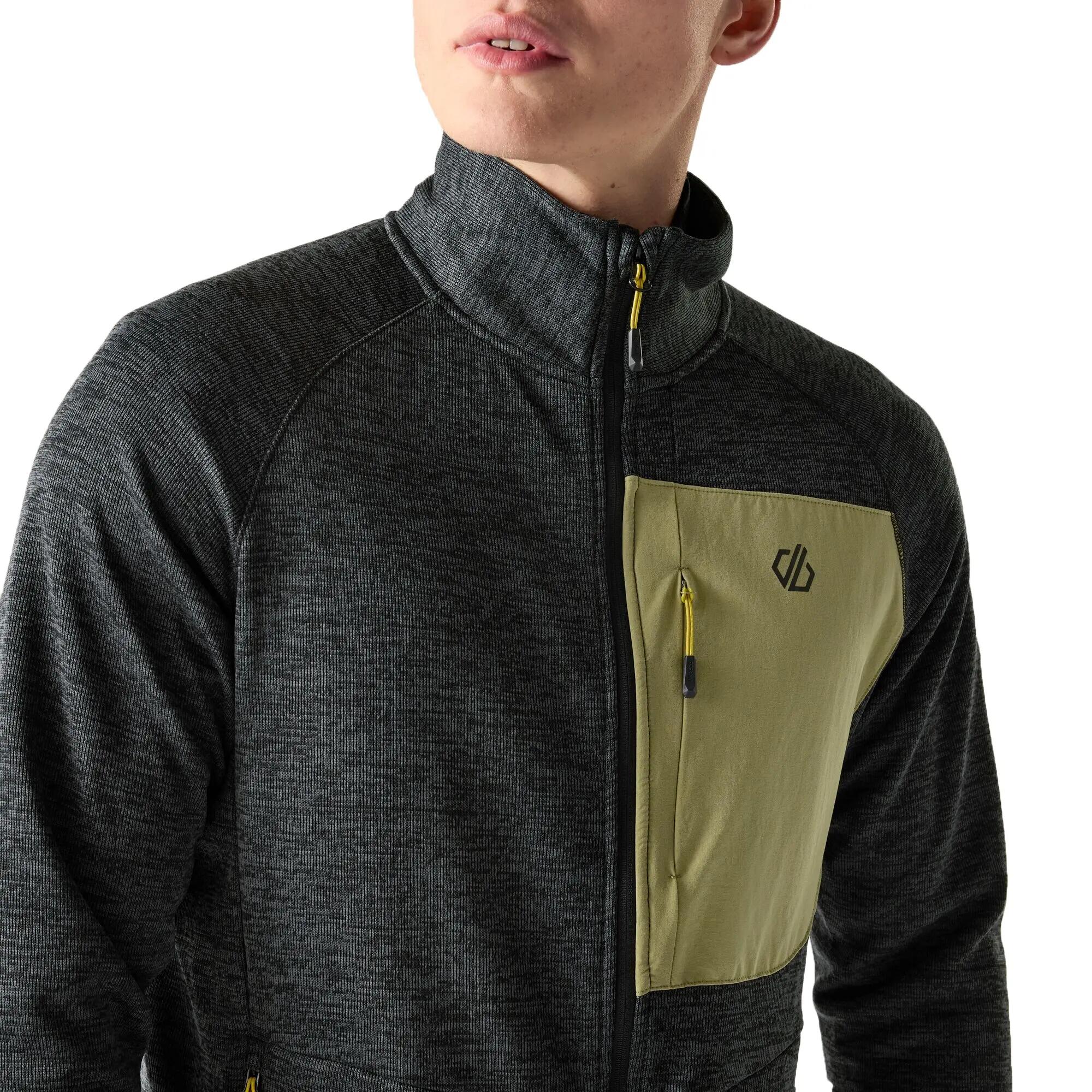 Veste Polaire Col Montant TORREK Homme (Noir / Beige) 7/7