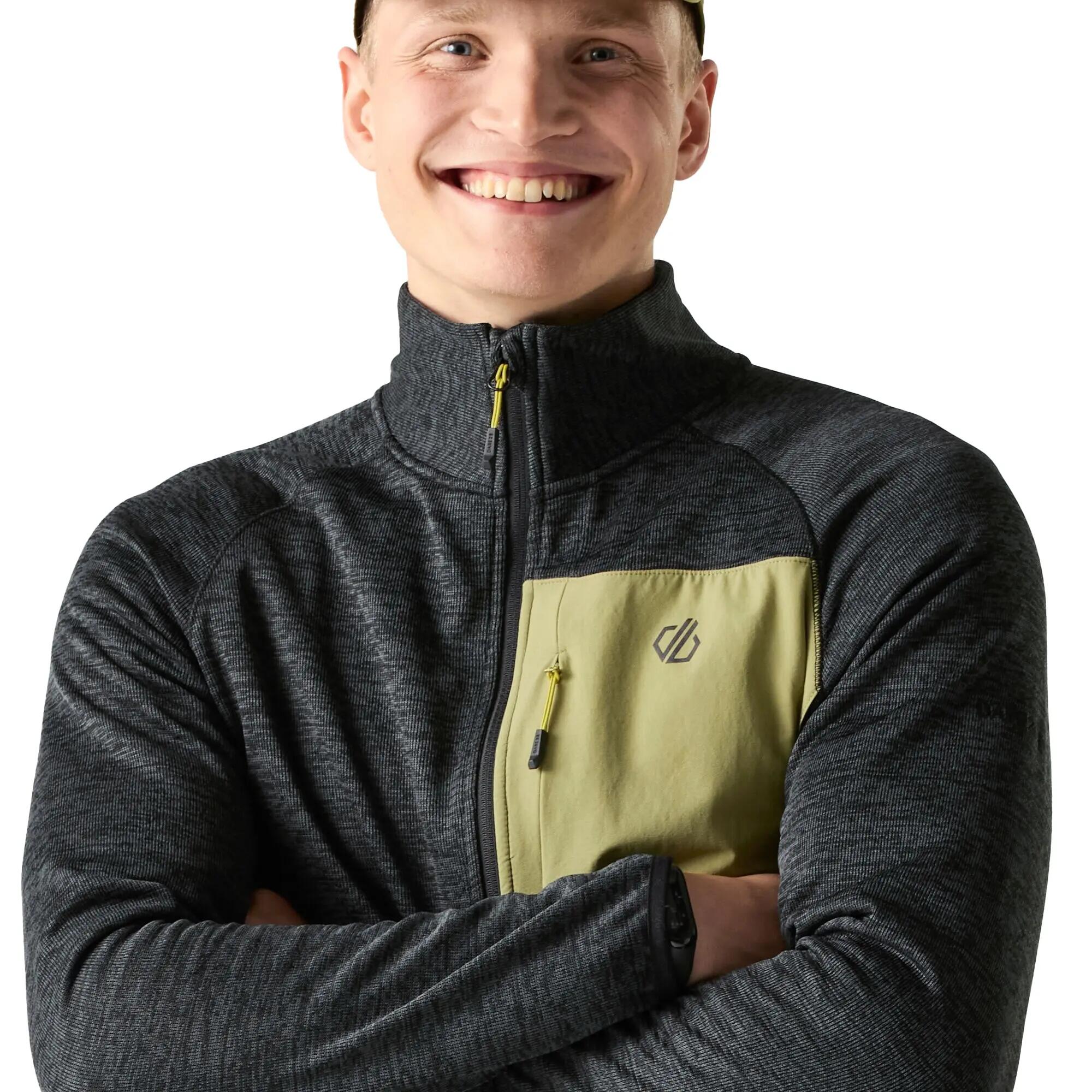Veste Polaire Col Montant TORREK Homme (Noir / Beige) 6/7