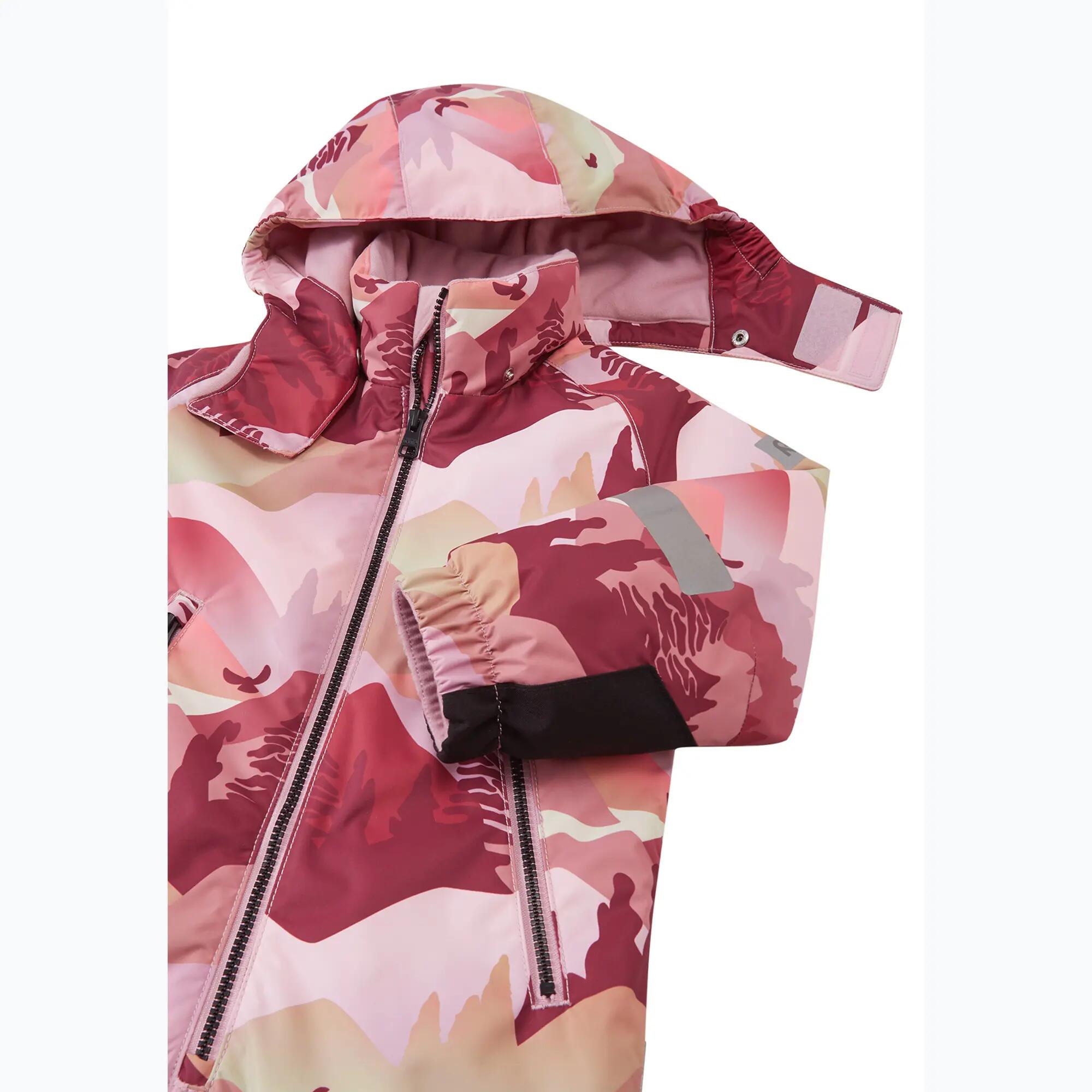 tec Kinder Schneeanzug Kurikka Grey Pink 4/7