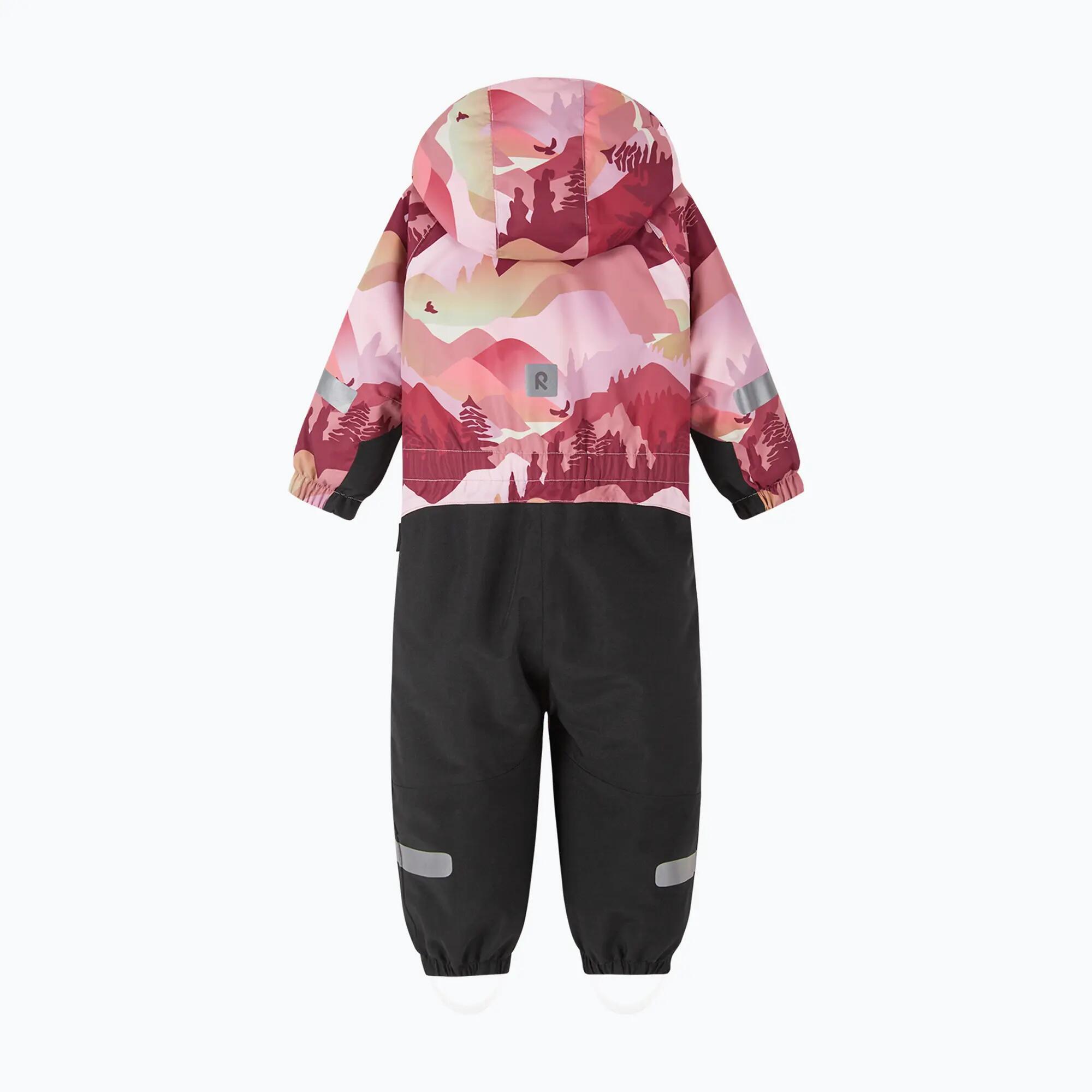 tec Kinder Schneeanzug Kurikka Grey Pink 2/7