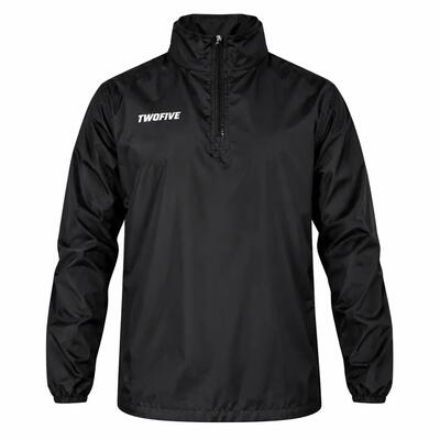 Regenjas voetbal kind/volwassene unisex zwart