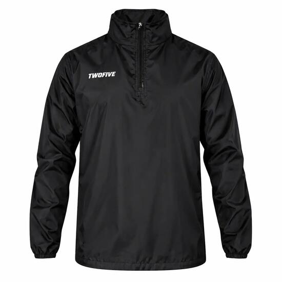 Coupe-vent imperméable de football enfant/adulte unisexe noir