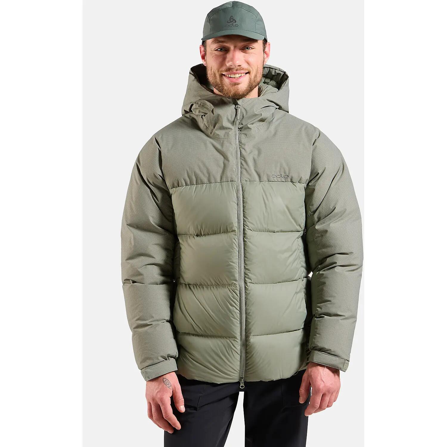 Herren Jacke DOWN HOODED 3/8