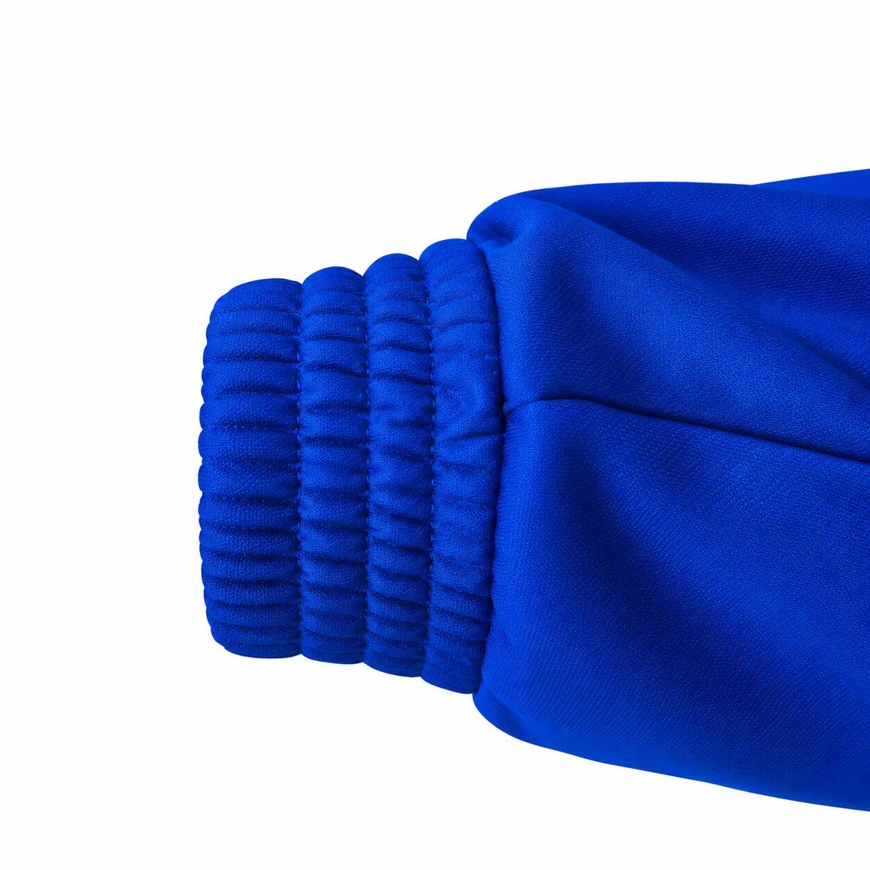 Sportsweater met halve rits unisex blauw 5/6