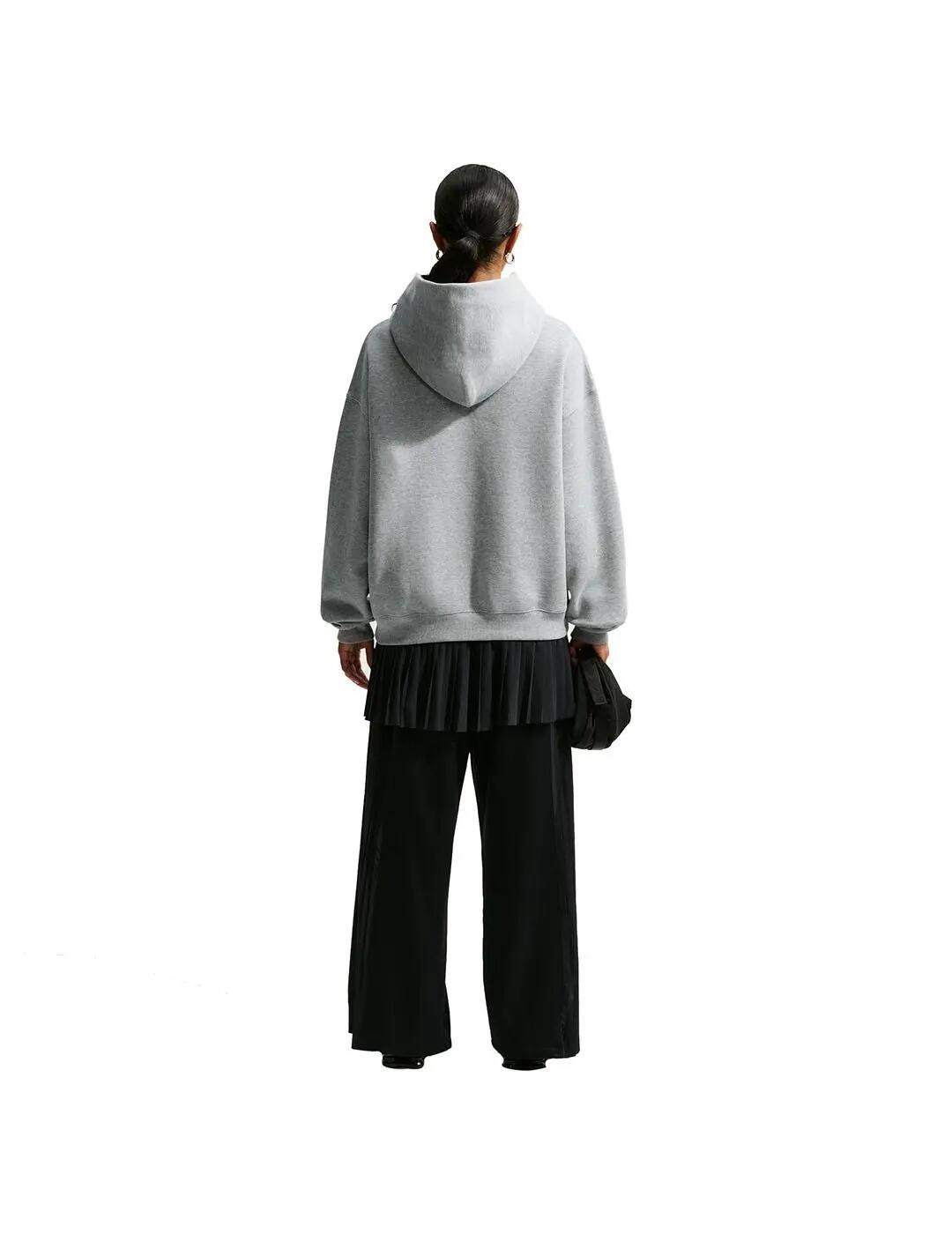 Sweat-shirts polaires pour femmes Nike Studio gris. 5/5