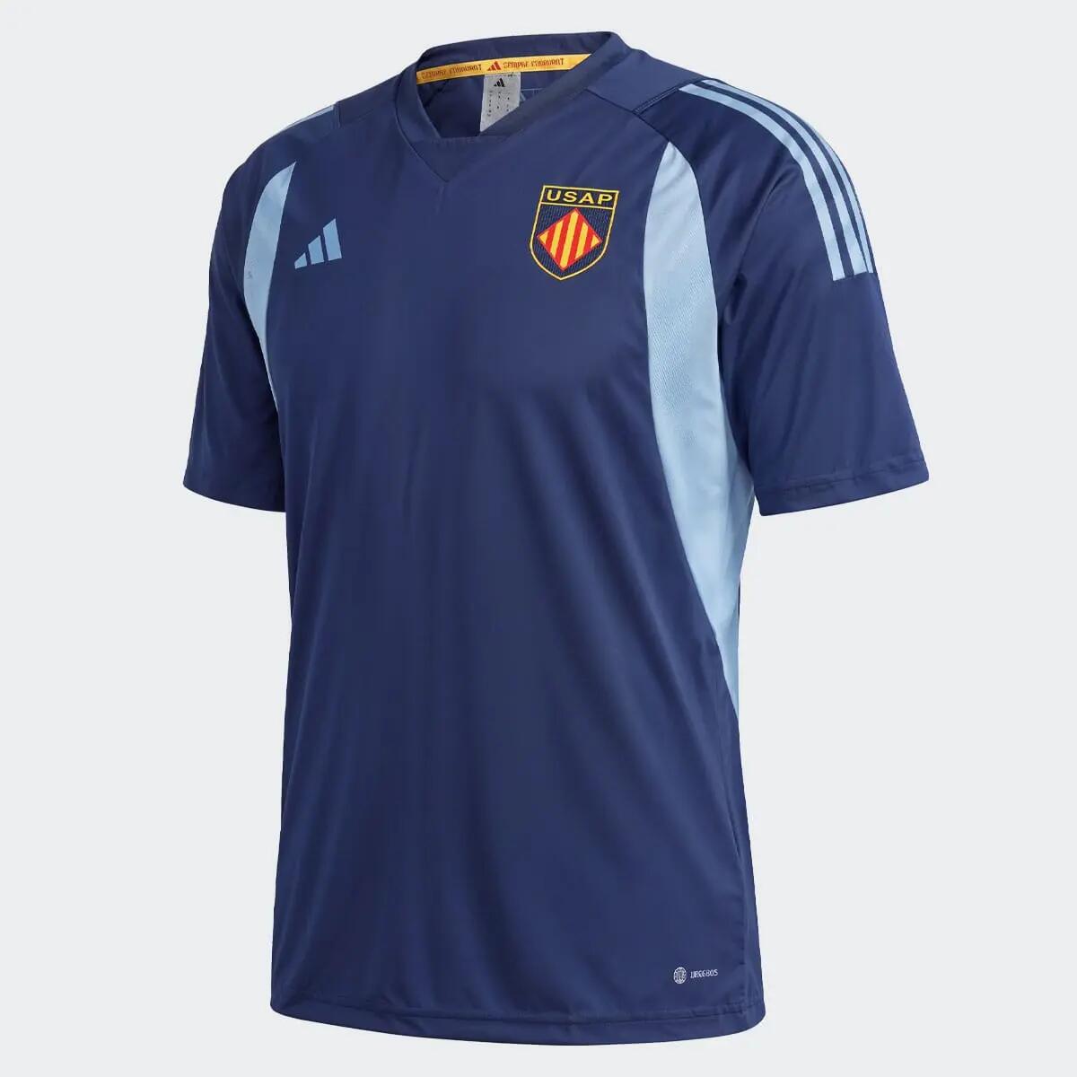 T-shirt da allenamento Adidas USA Perpignan Blu navy 2026/2027 2/2