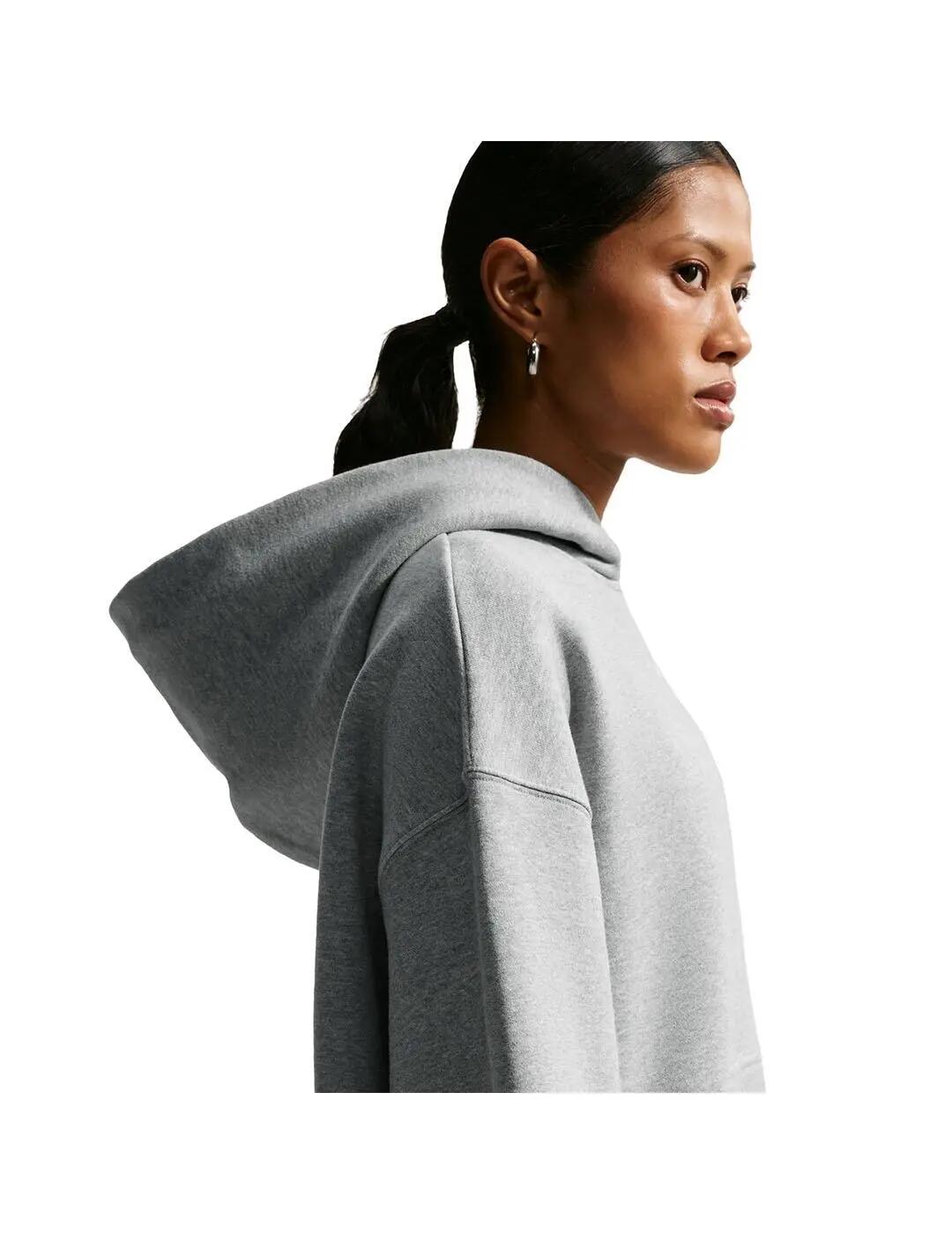 Sweat-shirts polaires pour femmes Nike Studio gris. 2/5