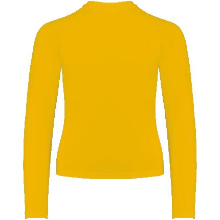 T-shirt double peau sport manches longues enfant - Sporty Yellow - 8/10 ans