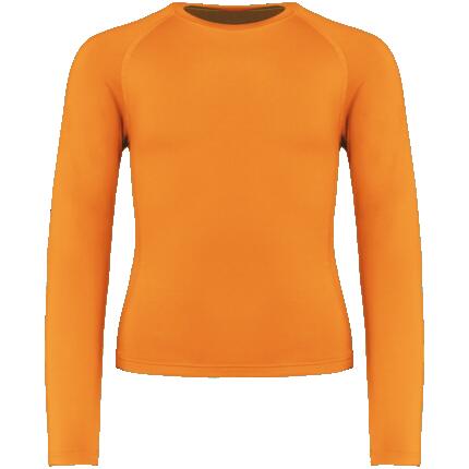T-shirt double peau sport manches longues enfant - Sporty Yellow - 8/10 ans