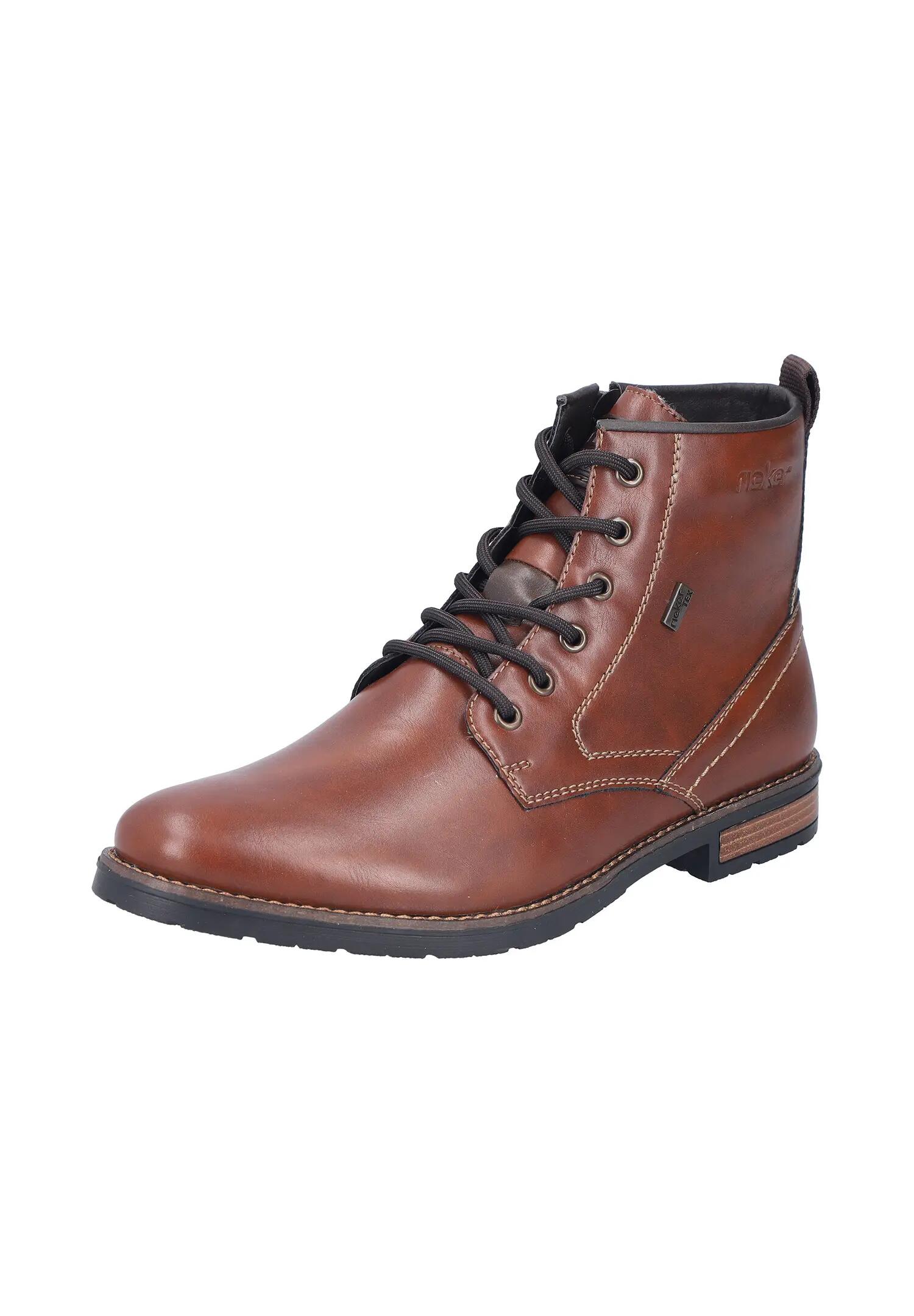 Rieker Herren Stiefel Winterstiefel Reißverschluss Warmfutter Braun 7/7