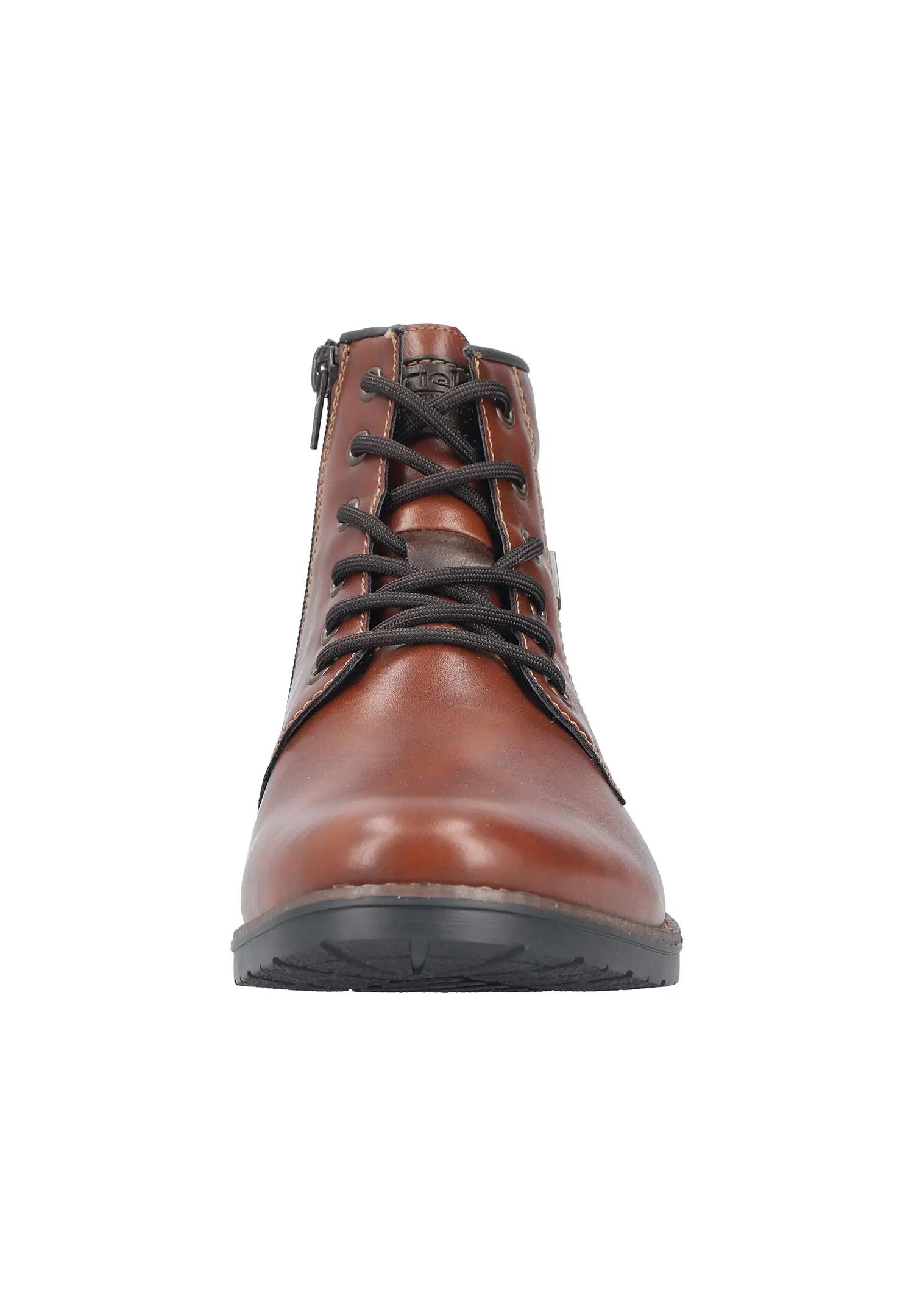 Rieker Herren Stiefel Winterstiefel Reißverschluss Warmfutter Braun 5/7