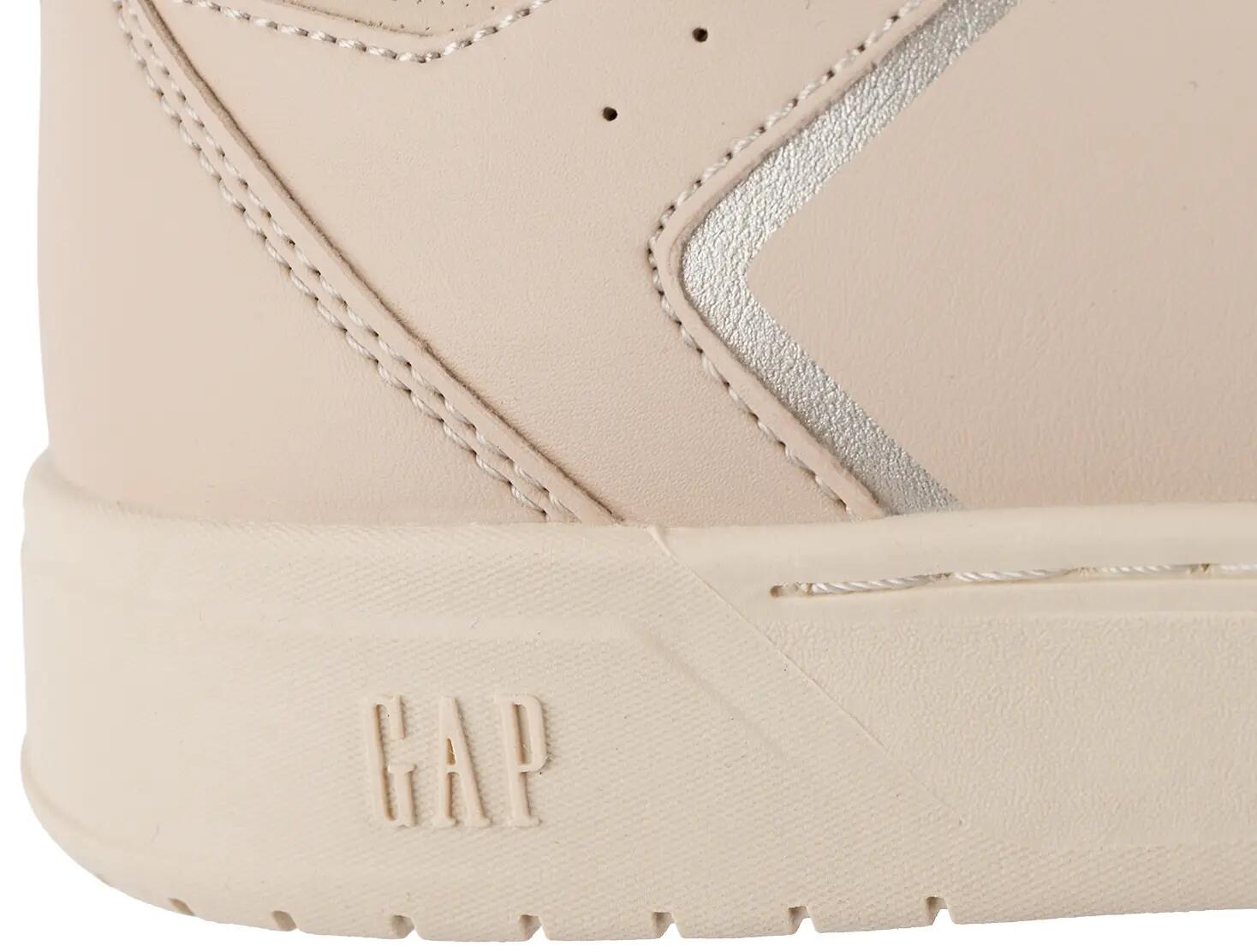 Dziecięce buty sneakersy sportowe wysokie dziewczęce dla dziewczynki nude na rze 11/12