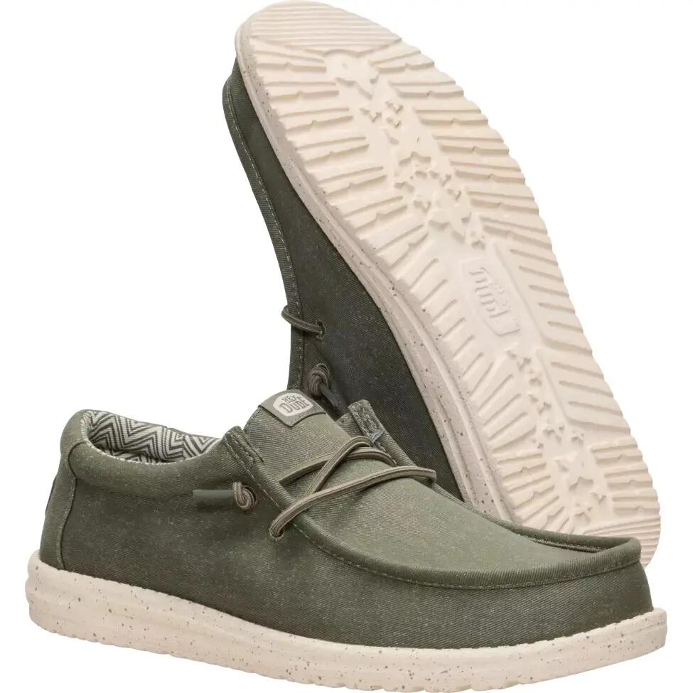 HeyDude Męskie Mokasyny Wally Stretch Canvas 2/6