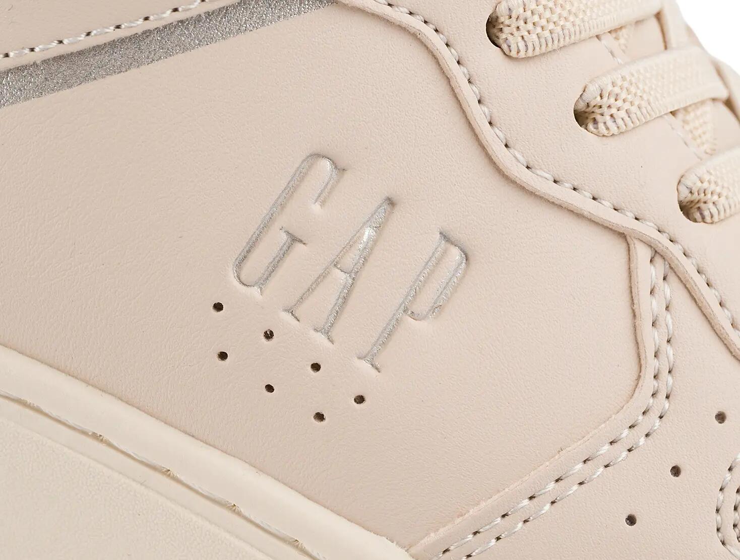 Dziecięce buty sneakersy sportowe wysokie dziewczęce dla dziewczynki nude na rze 10/12