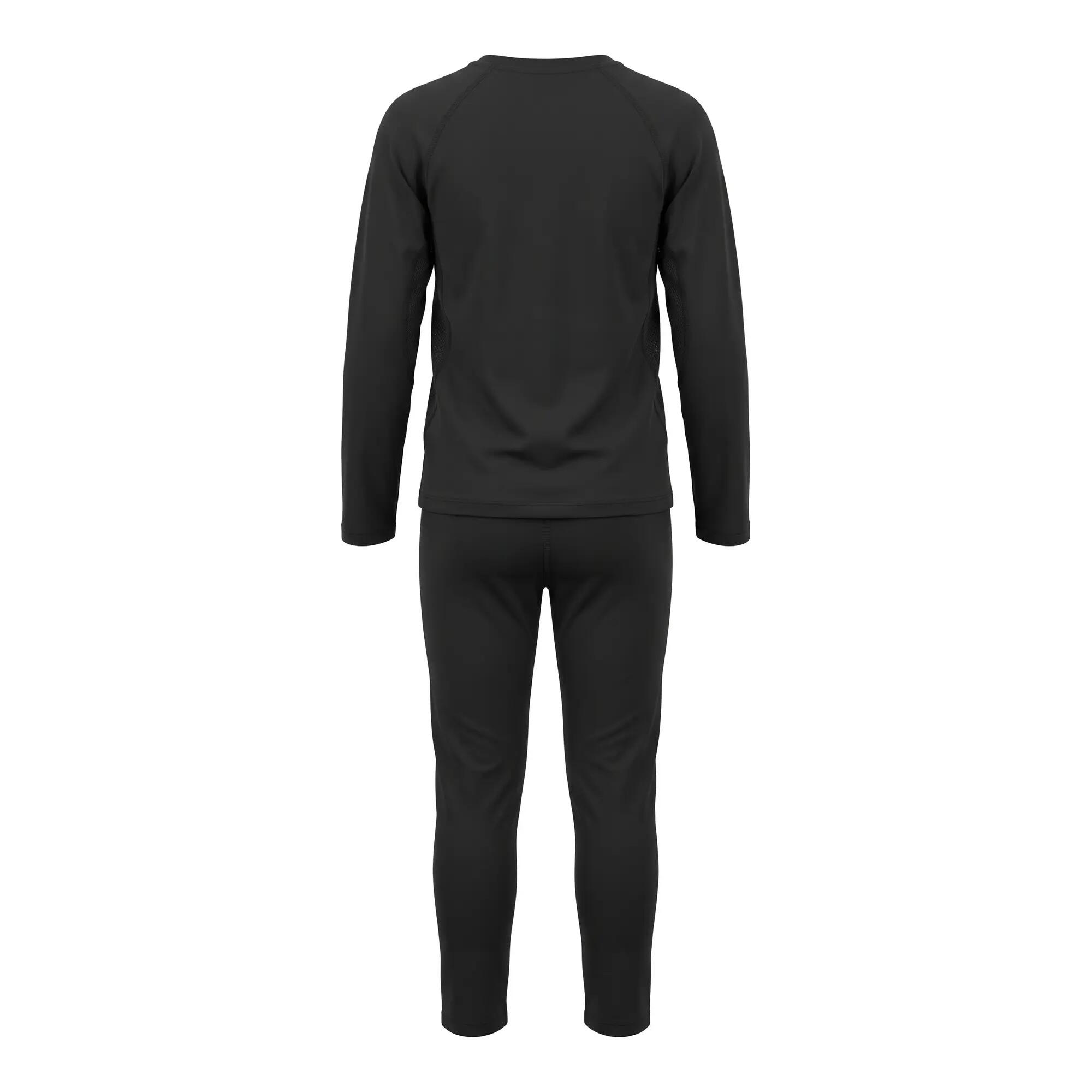 Jungen Mädchen Skiunterwäsche Kinder Set, Funktionsunterwäsche Baselayer Langarm 2/8