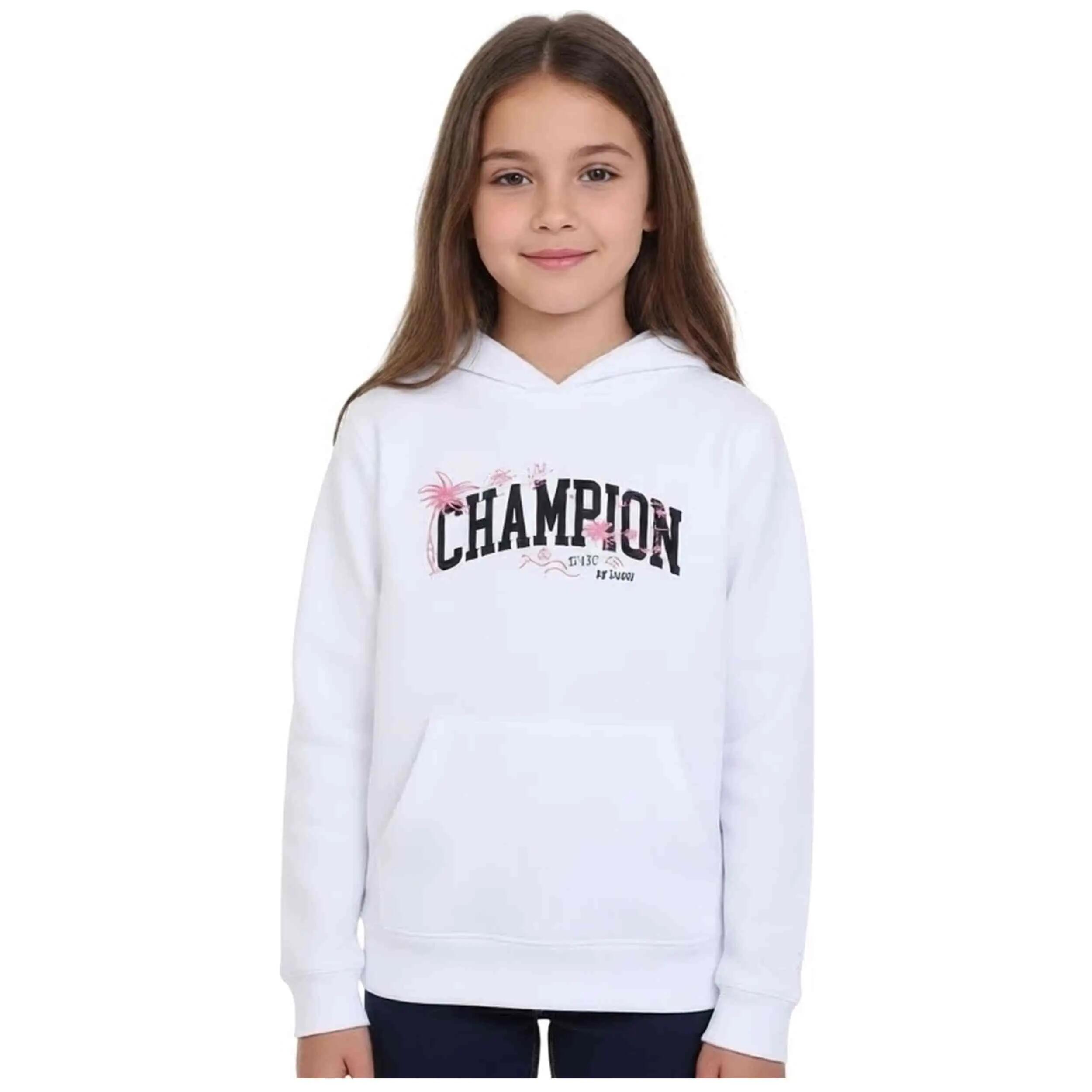 Sudadera Champion modelo Graphic Logo para niños unisex 2/2