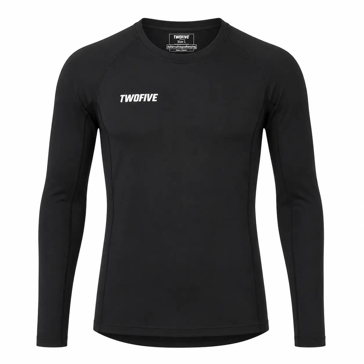 Sous-maillot thermique de football manches longues noir 1/6