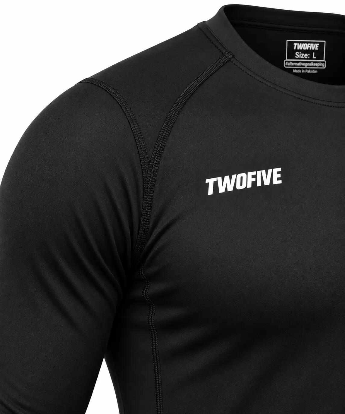 Sous-maillot thermique de football manches longues noir 3/6