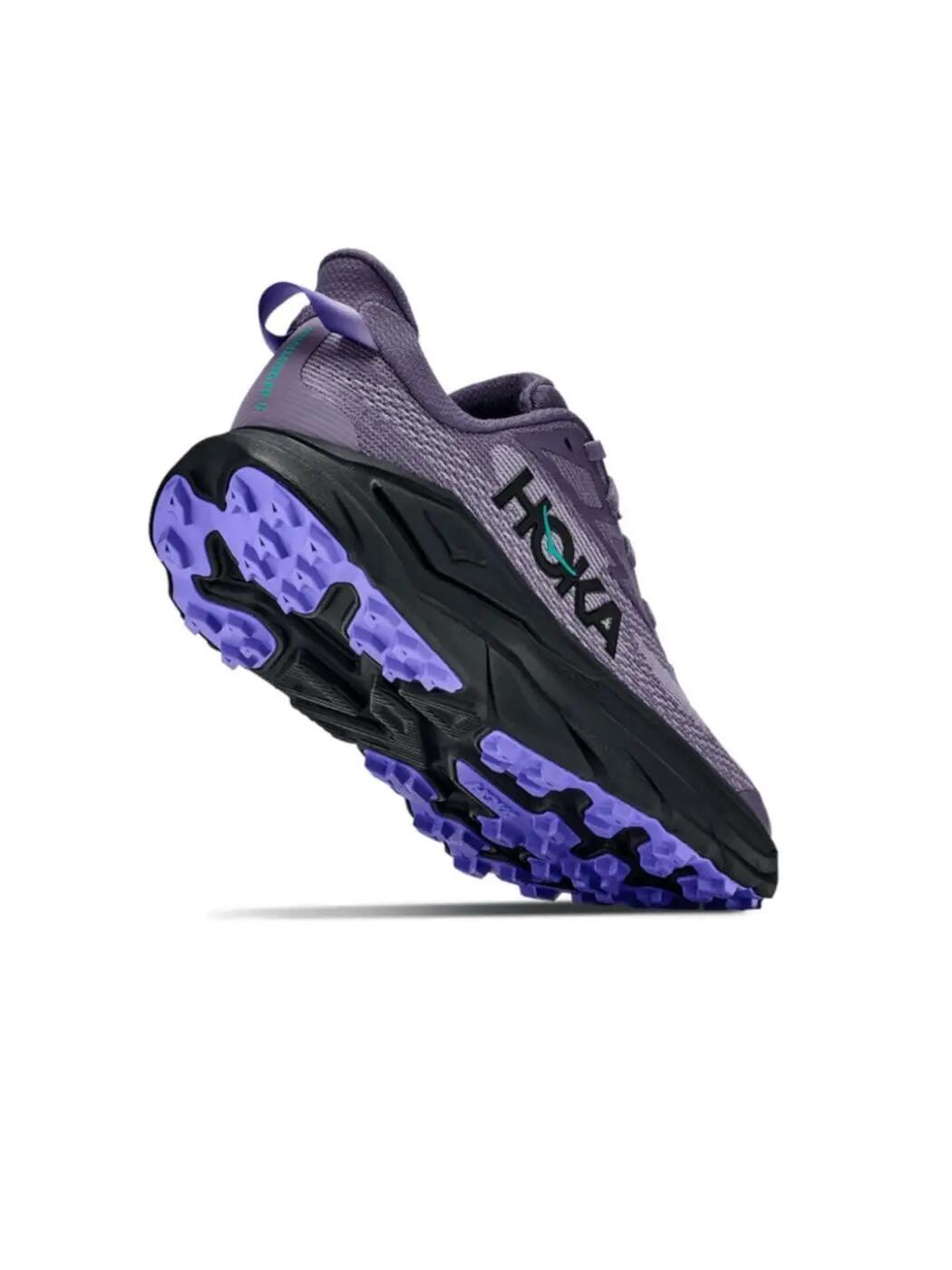 Marcha - trail - running para Mujer Hoka Hoka challenger  Morado 3/5