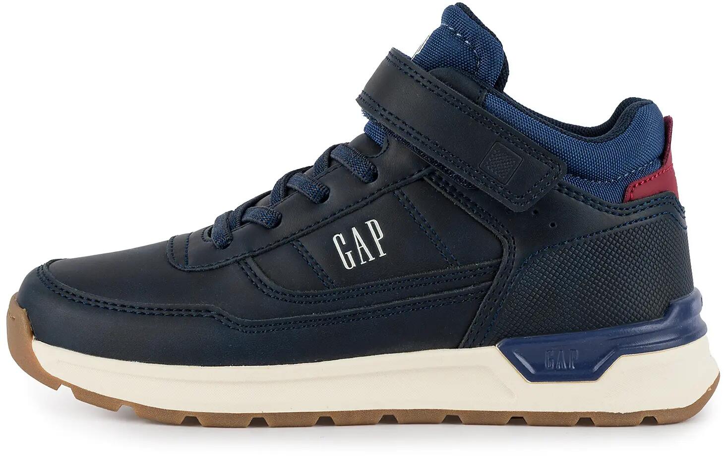 Dziecięce buty sneakersy sportowe wysokie chłopięce granatowe dla chłopca na rze 4/12