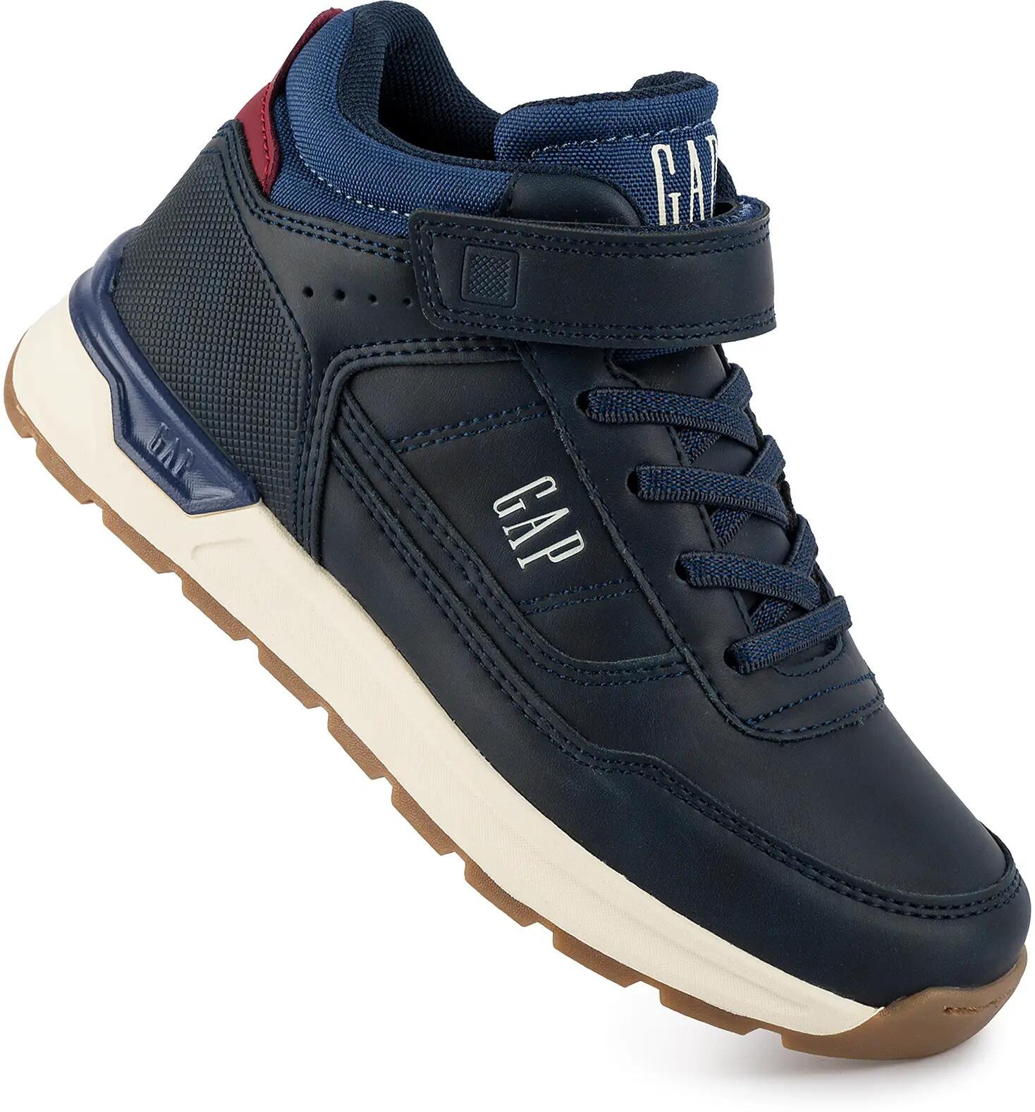 Dziecięce buty sneakersy sportowe wysokie chłopięce granatowe dla chłopca na rze 3/12
