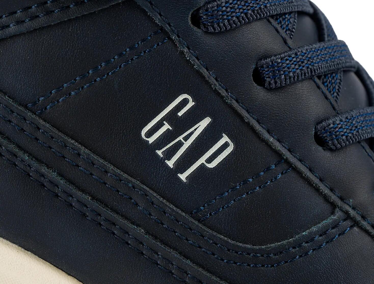 Dziecięce buty sneakersy sportowe wysokie chłopięce granatowe dla chłopca na rze 10/12