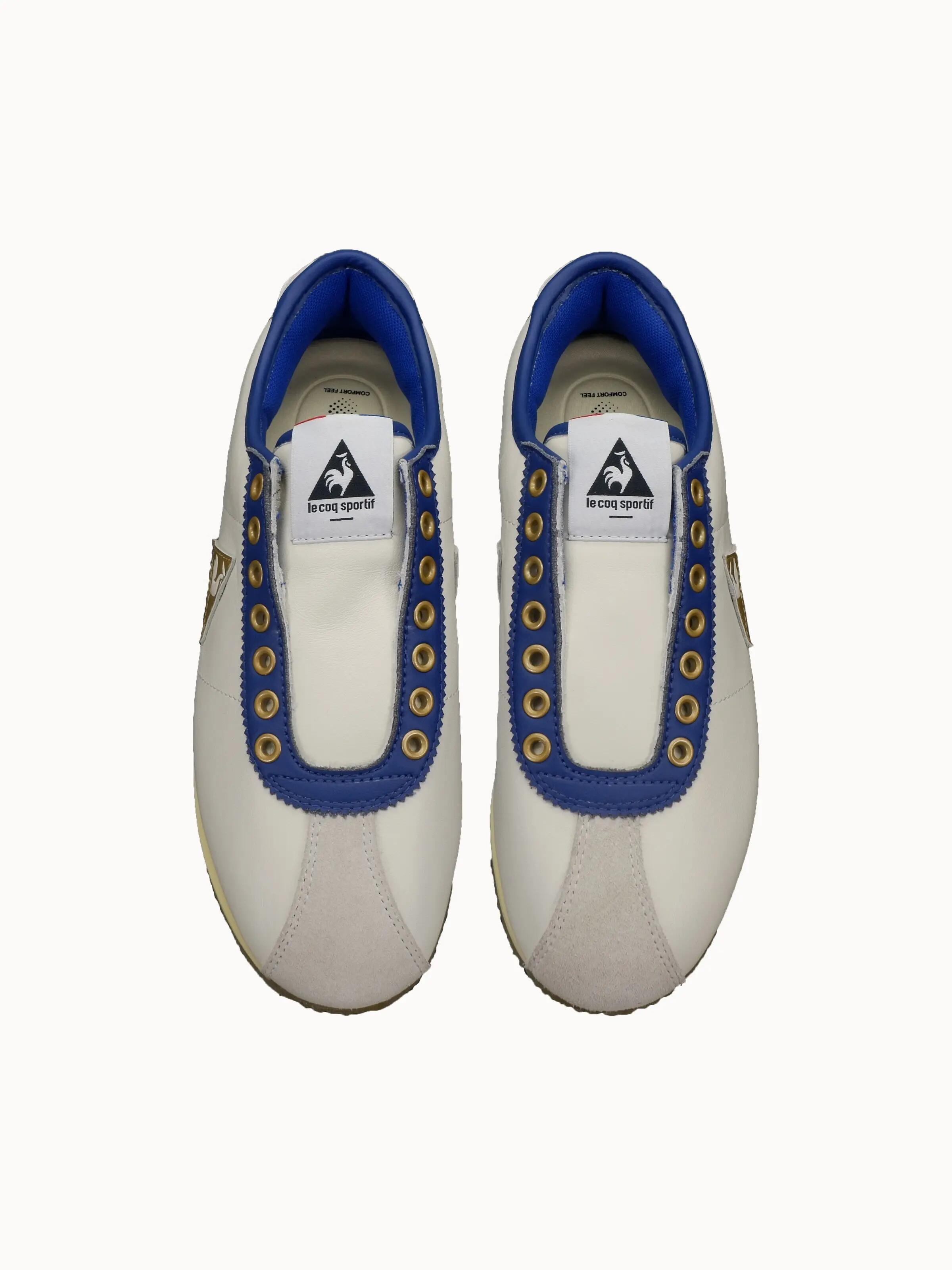 Sneakers rétro sans lacets Wendon en cuir et suède 4/4