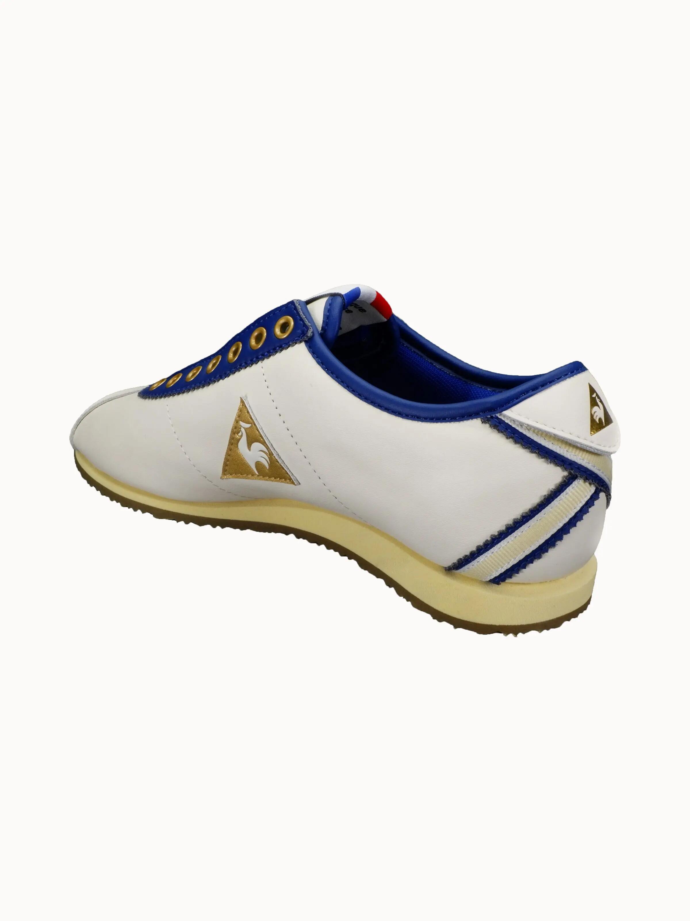 Sneakers rétro sans lacets Wendon en cuir et suède 3/4